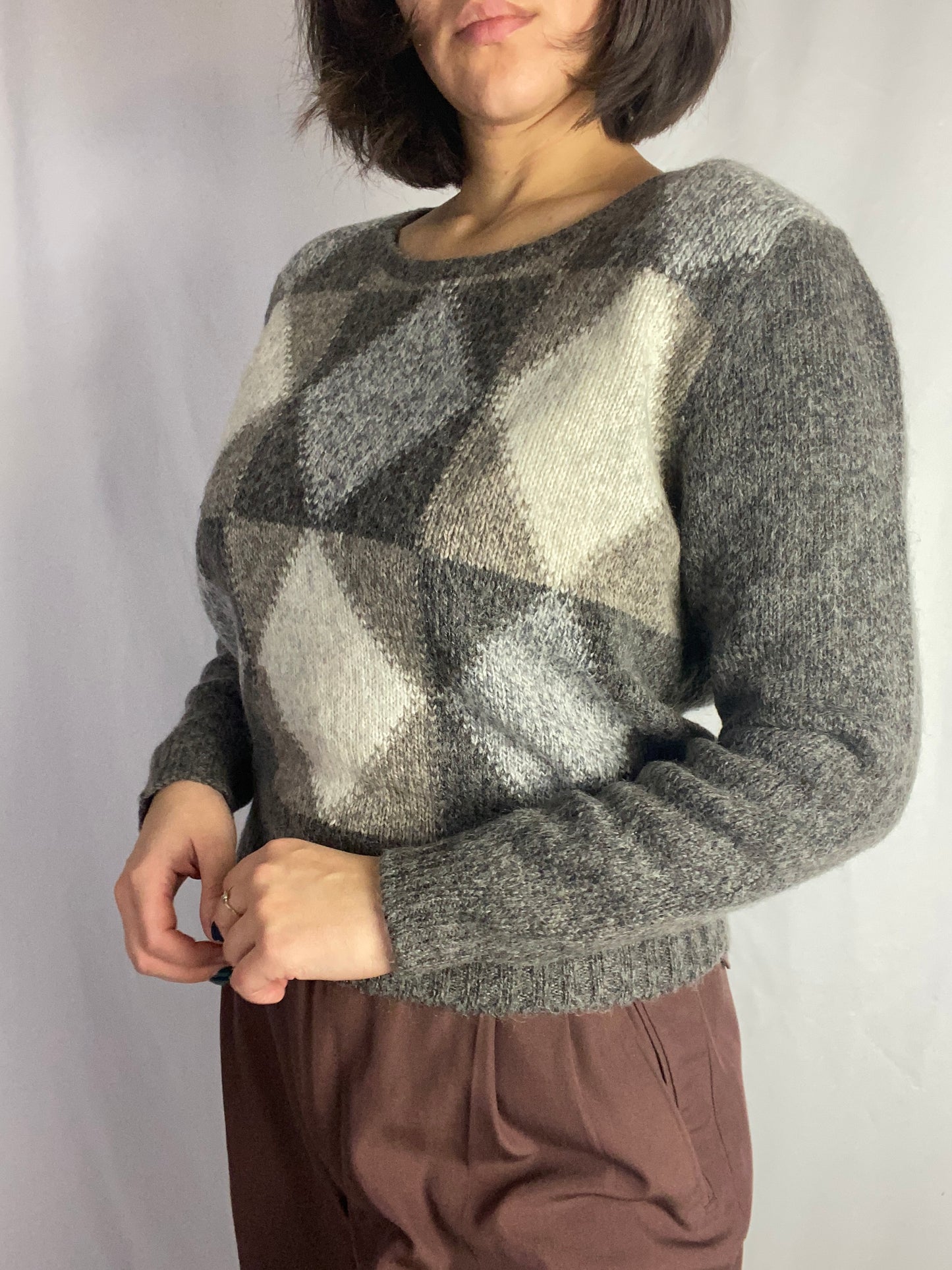 Pullover con rombi - TG. 40/42