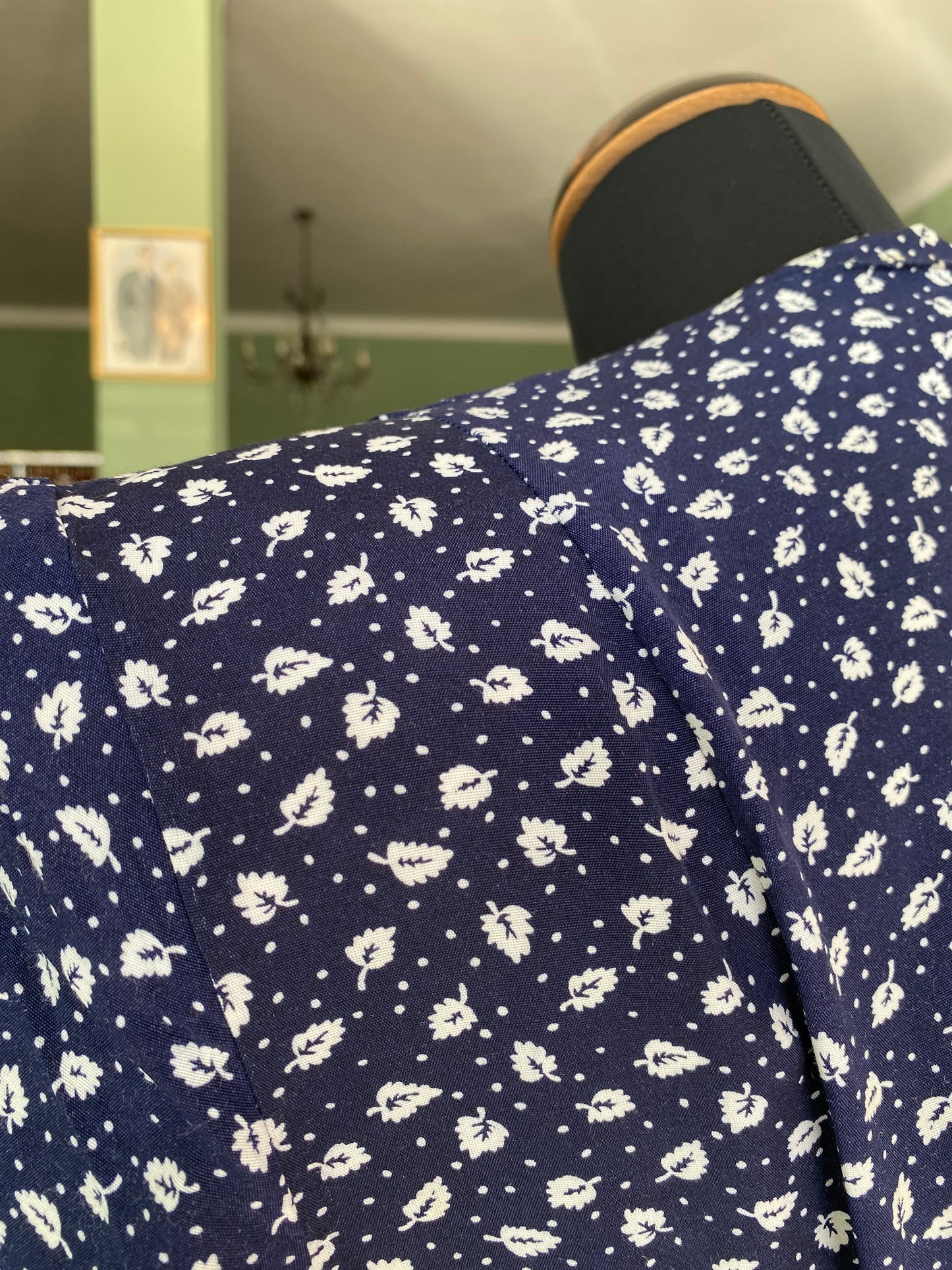 Abito in viscosa con microfantasia - TG. 46