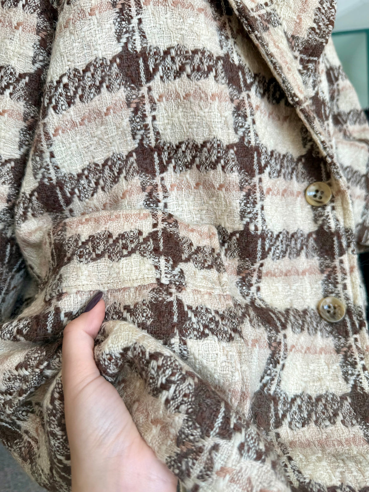 Cappotto sartoriale in tweed - TG. 44/46/48