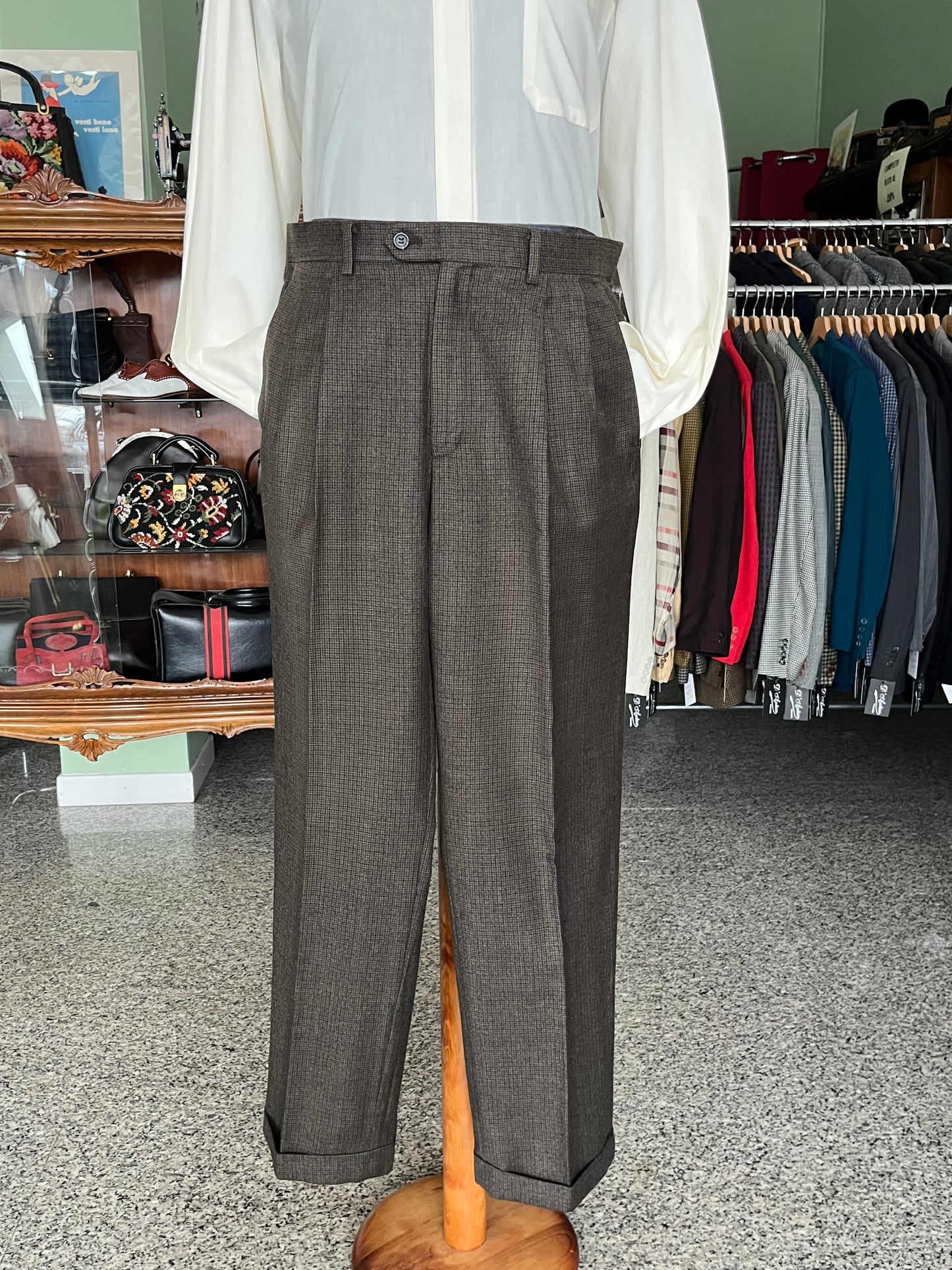 Calzoni anni ‘80 lana tg. 52