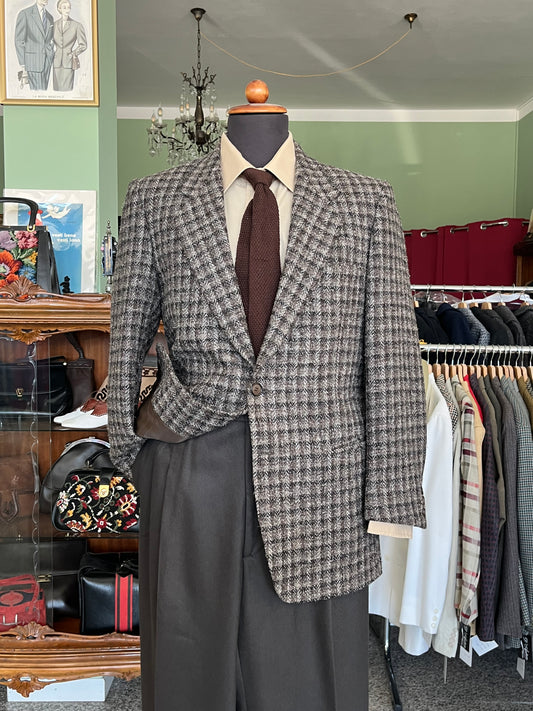 Giacca anni ‘80 tweed tg. 46-48