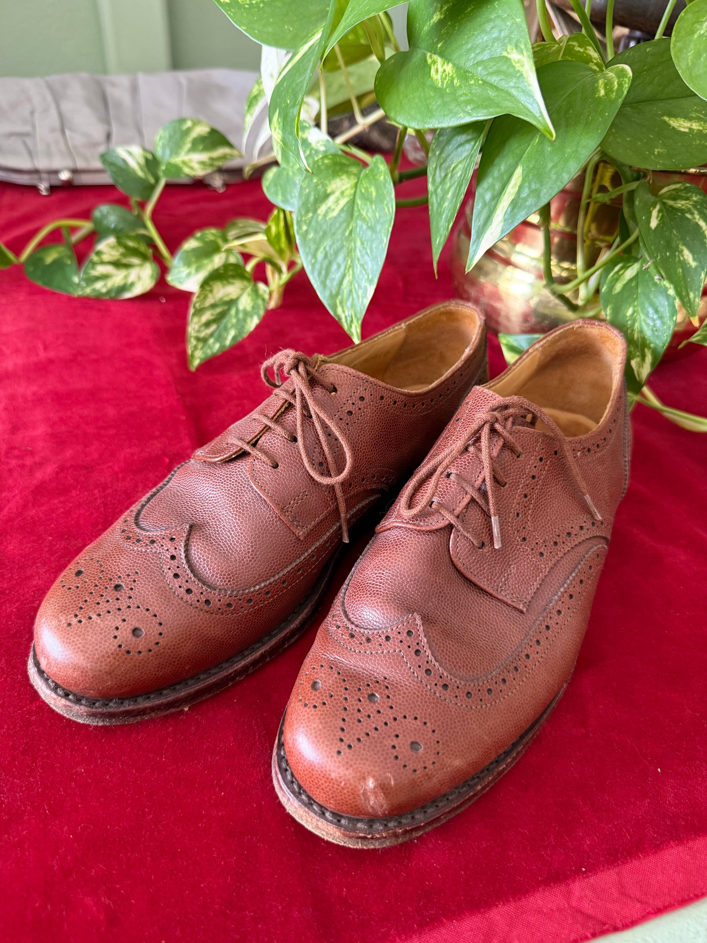 Stringate Brogue in Vera Pelle - NR. 36.5