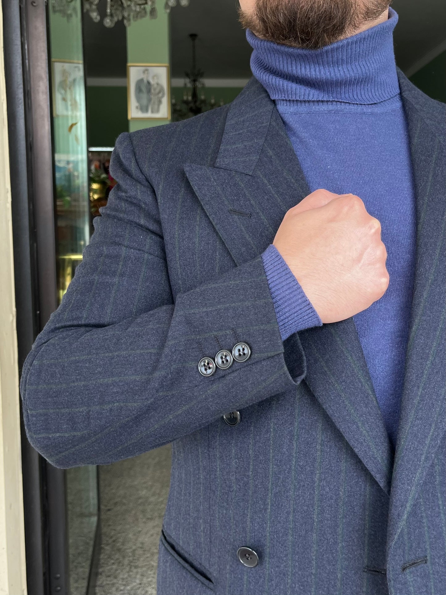 Giacca anni ‘80 in stile ‘30 tg. 46