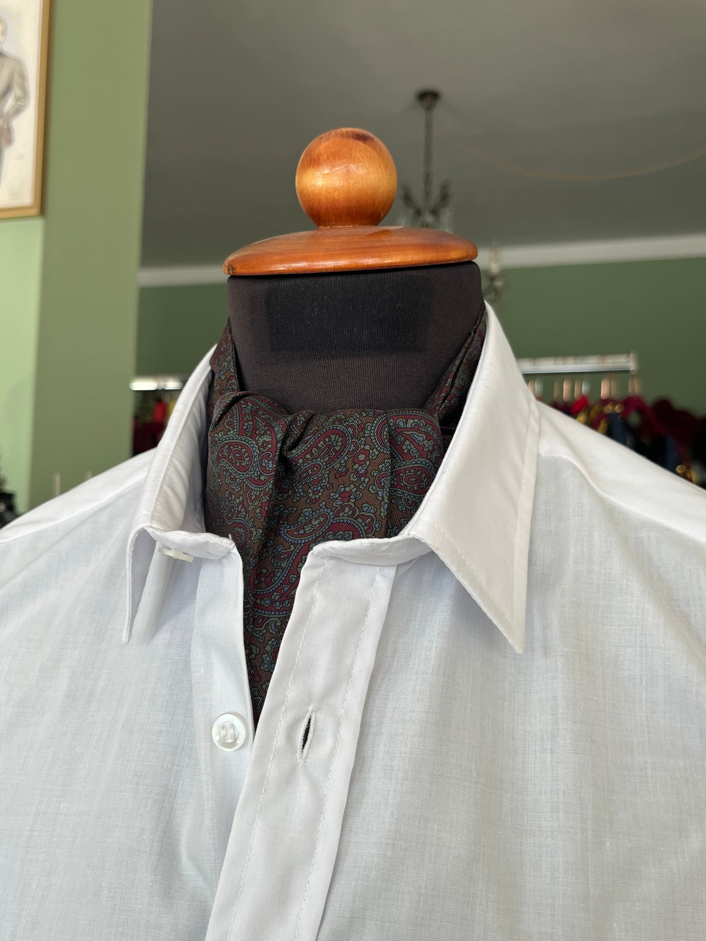 Ascot seta fantasia paisley