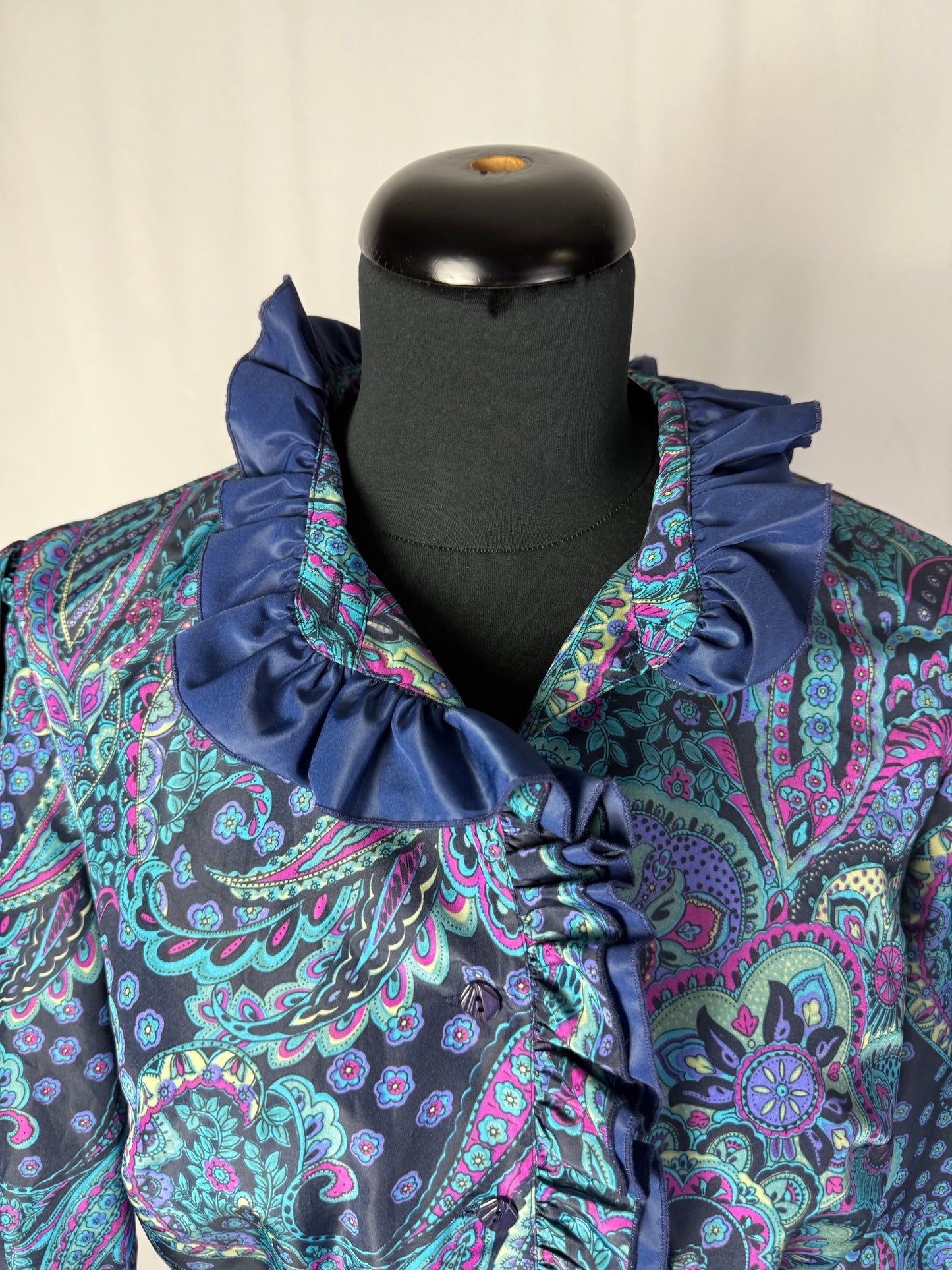 Abito anni ’80 con fantasia paisley - TG. 40/42