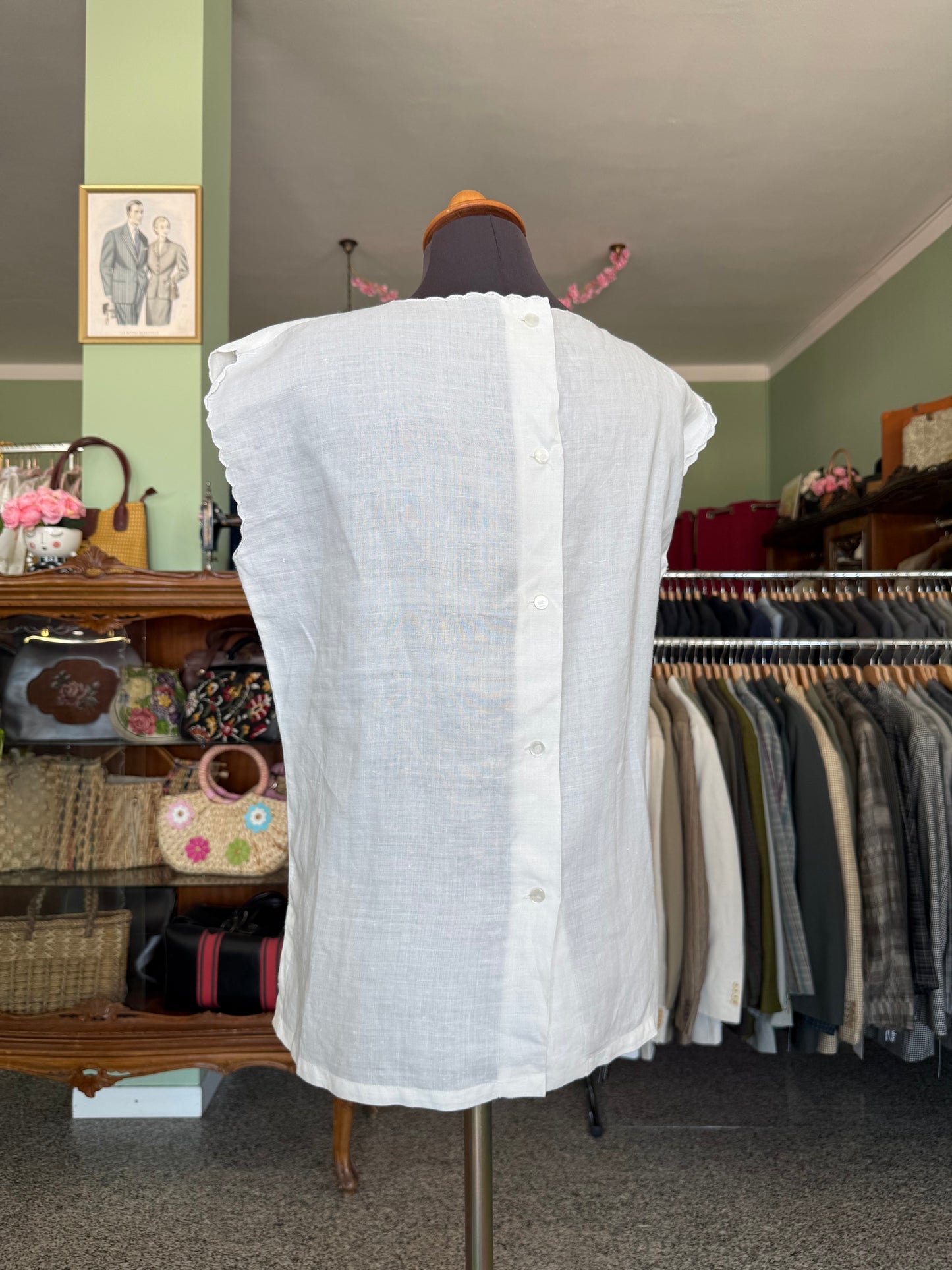 Blusa in puro lino - TG. 42/44