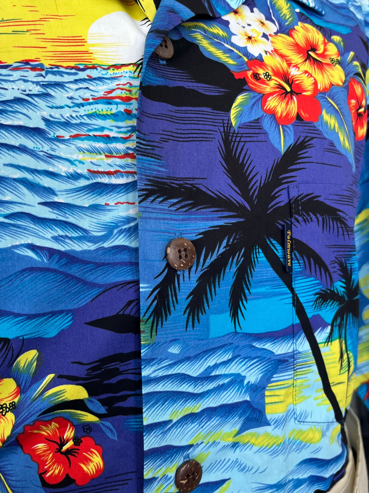 Camicia Hawaii a maniche corte tg. L-XL