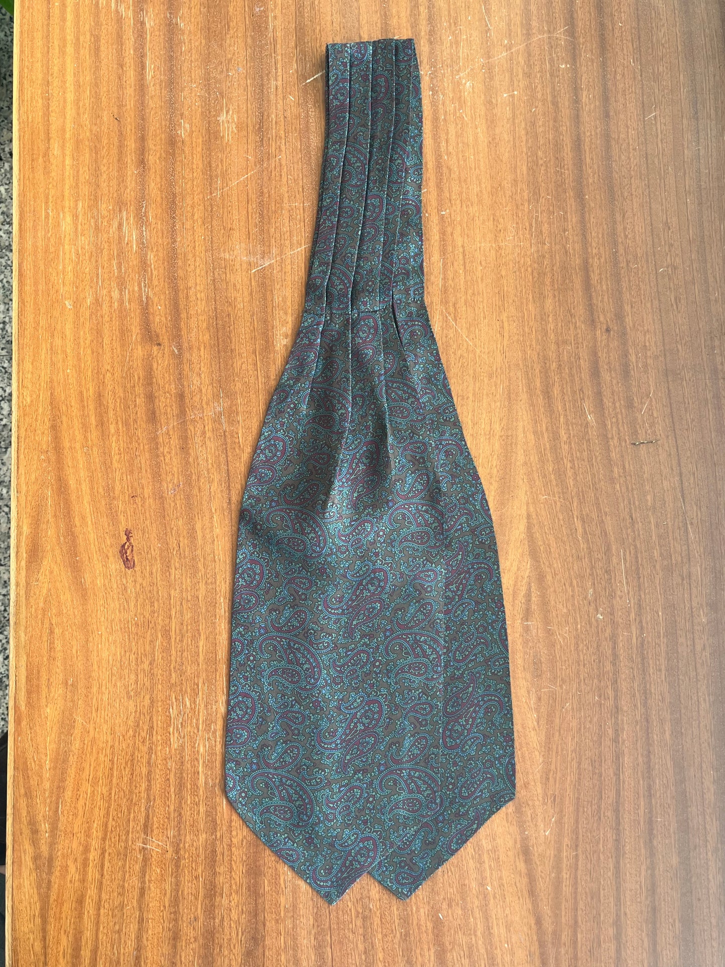 Ascot seta fantasia paisley