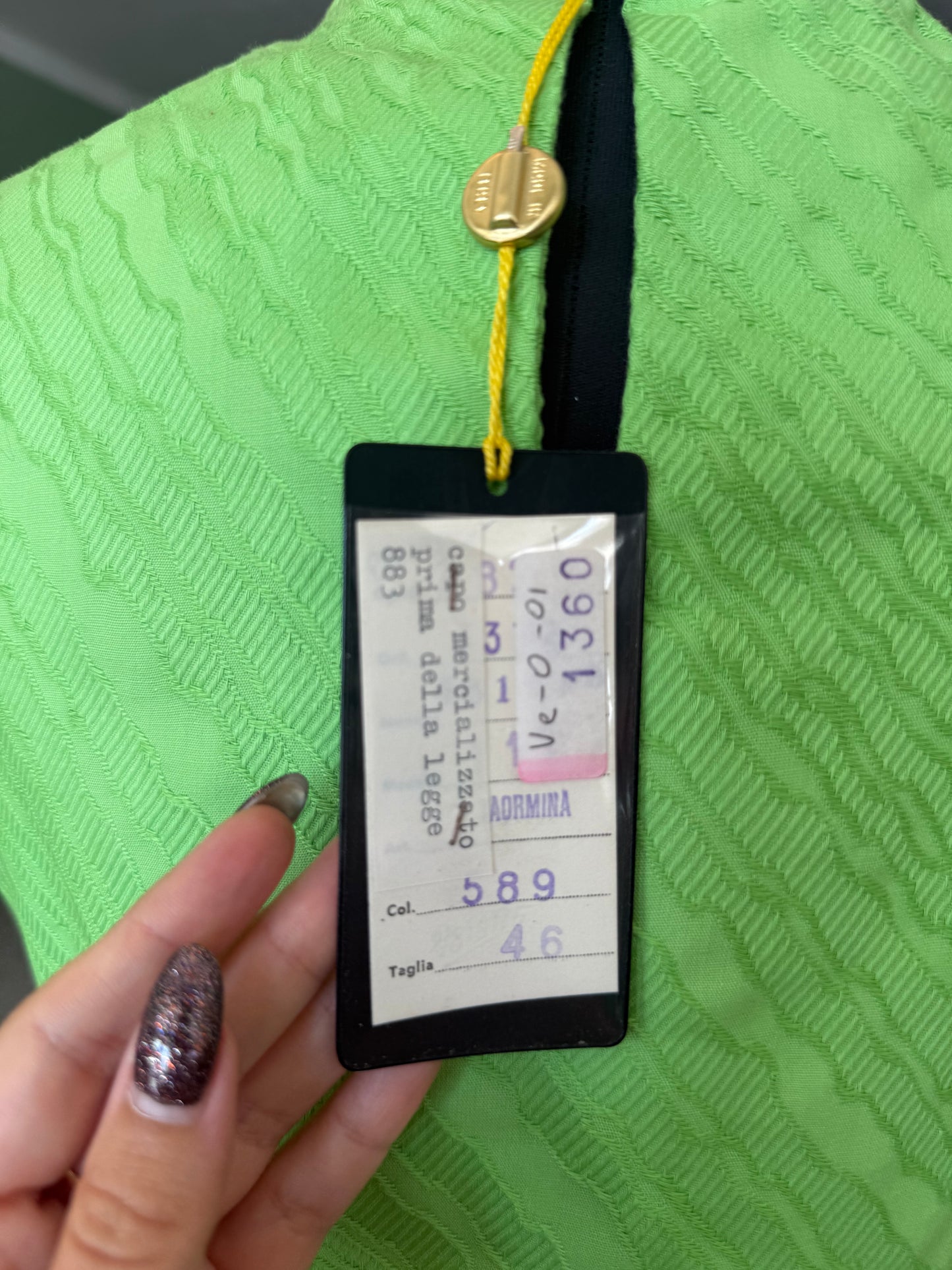 Abito anni ‘60 verde lime - TG. 42