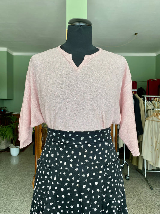 Blusa in maglina rosa pastello - TG. 44/46 circa