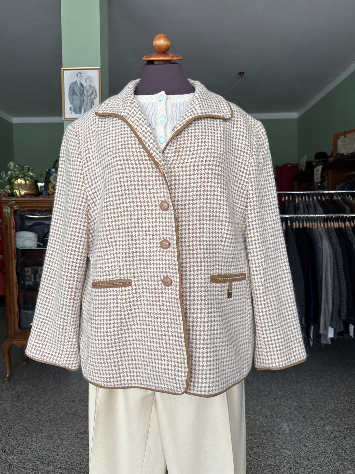 Giacca in lana e angora - TG. 52/54