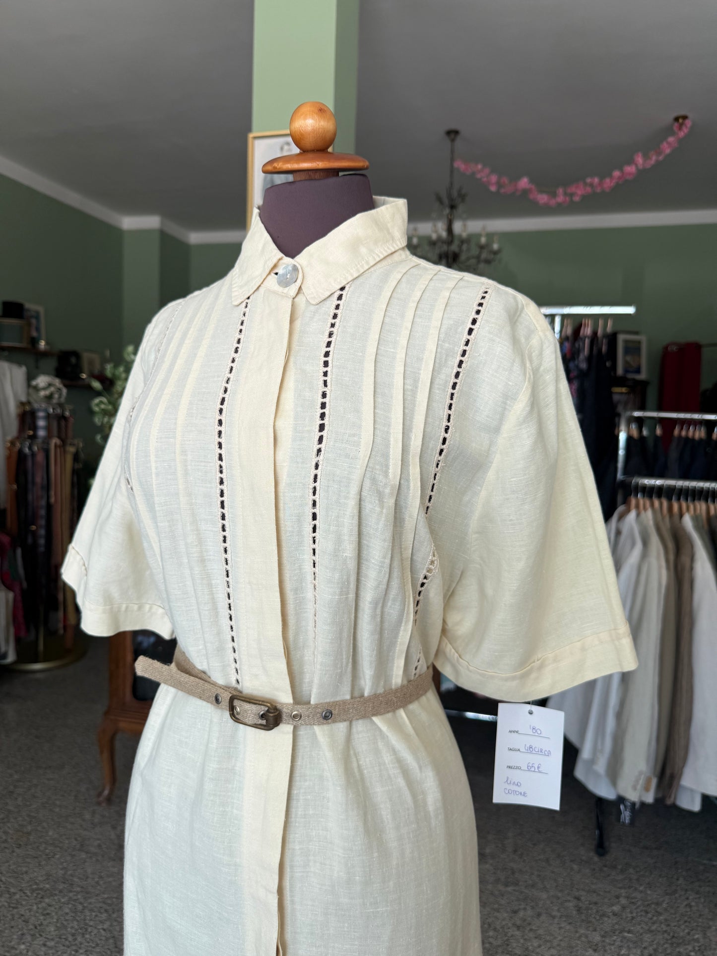 Abito lino cotone - TG. 50