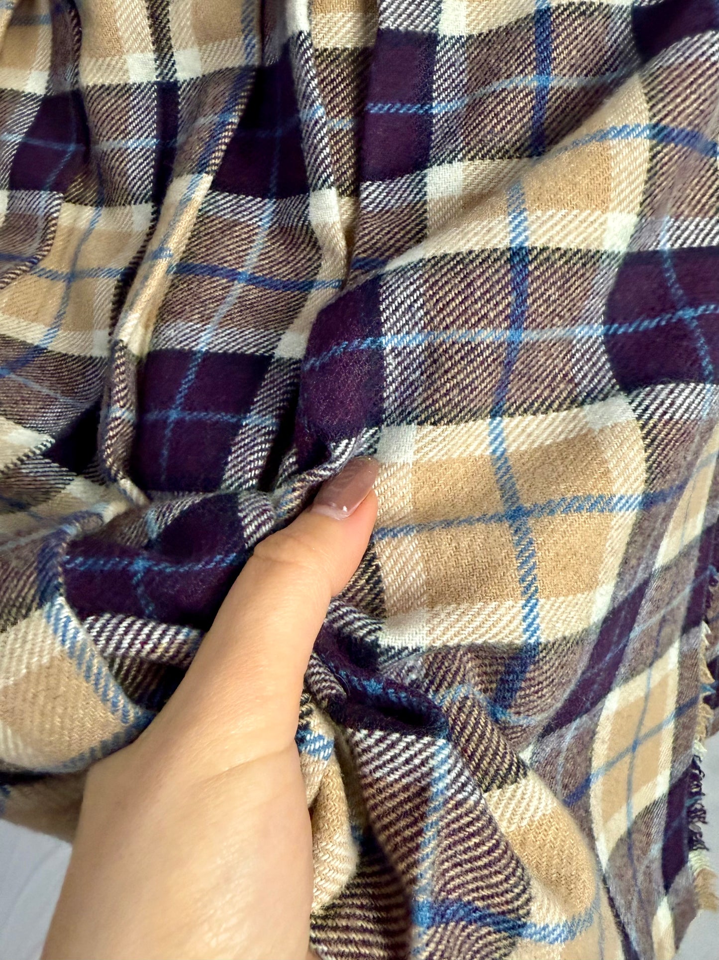 Gonna tartan a portafoglio con fibbie in pelle - TG. 38/40