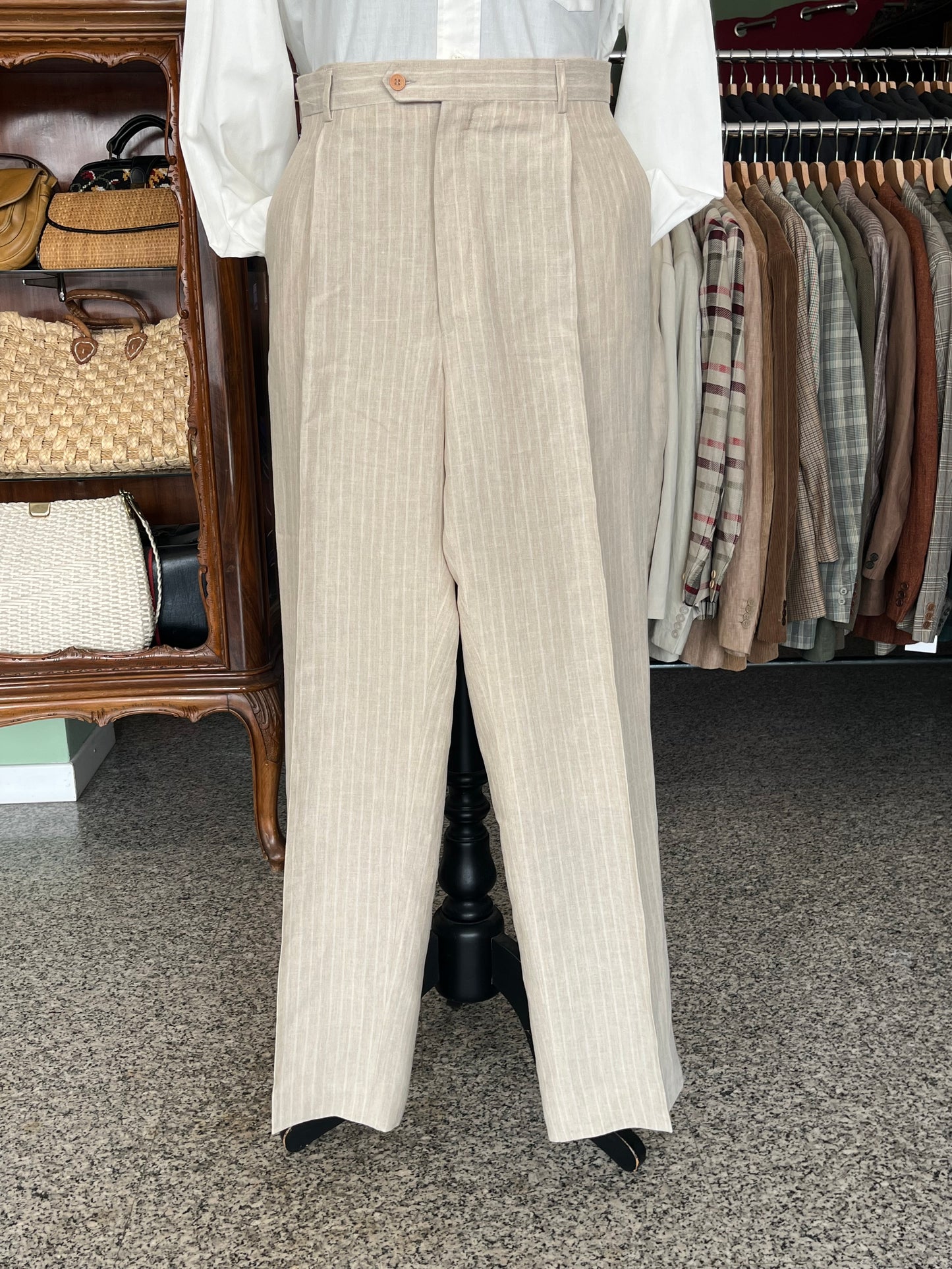 Completo in lino anni '90 tg. 60-62