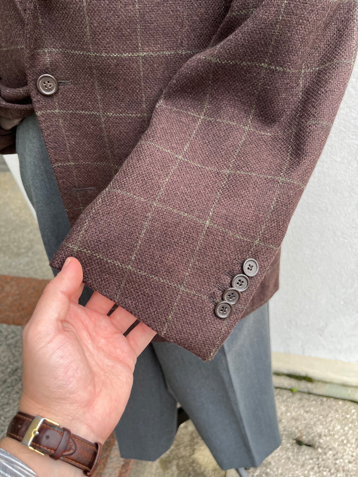 Giacca windowpane tg.52