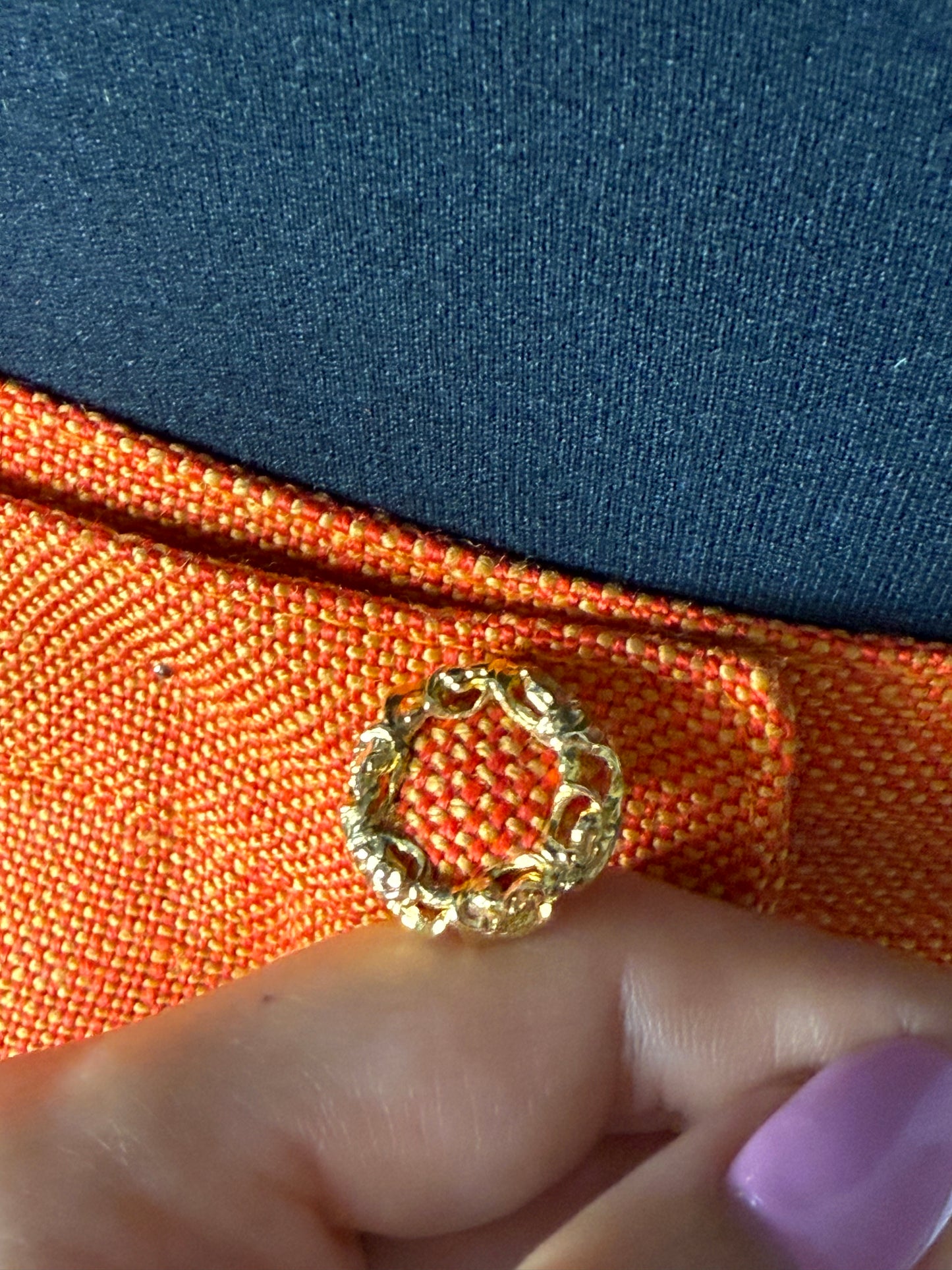 Tailleur arancione anni ‘80/‘90 - TG. 42/44