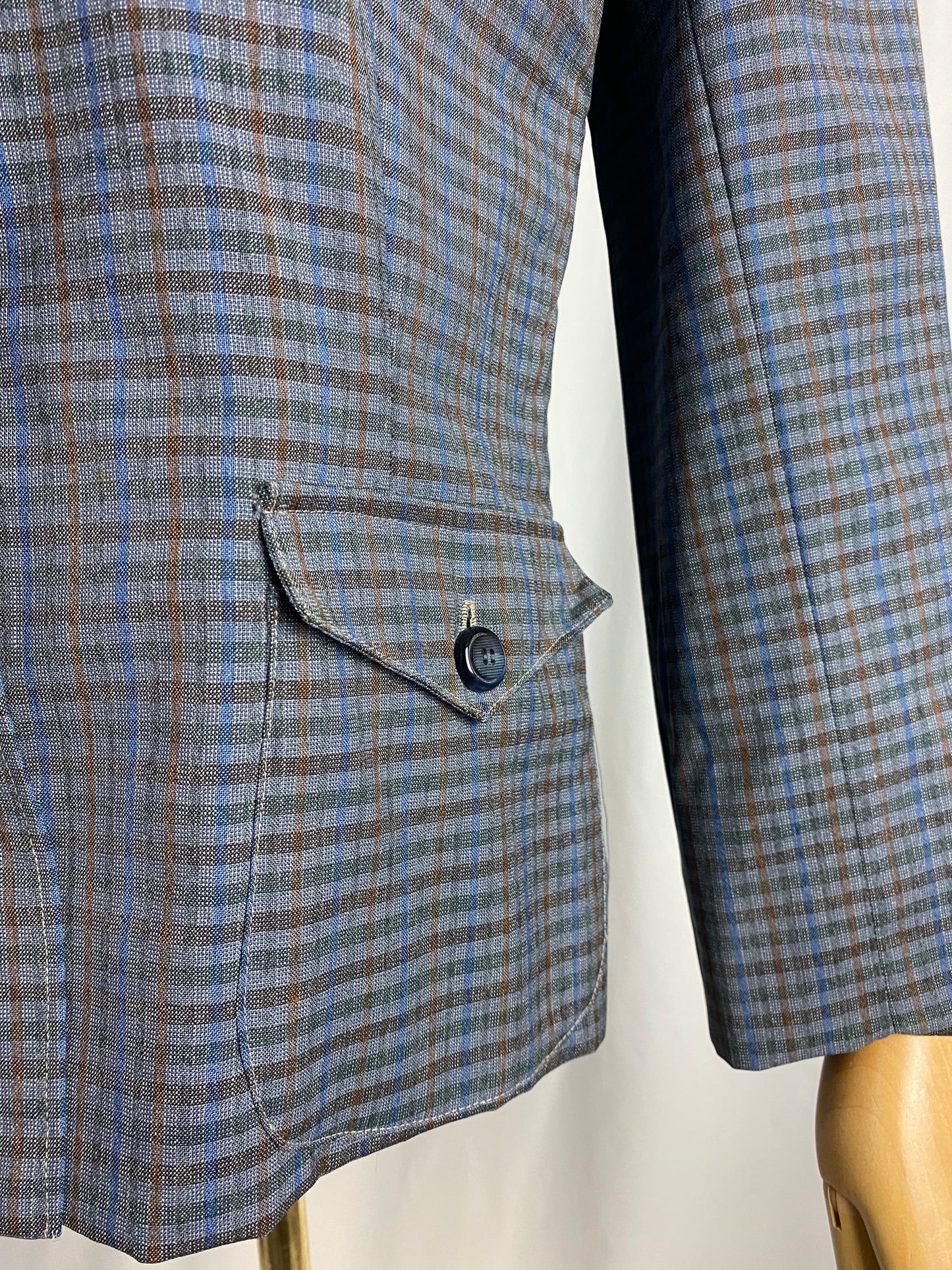 Giacca fantasia check - TG. 40/42