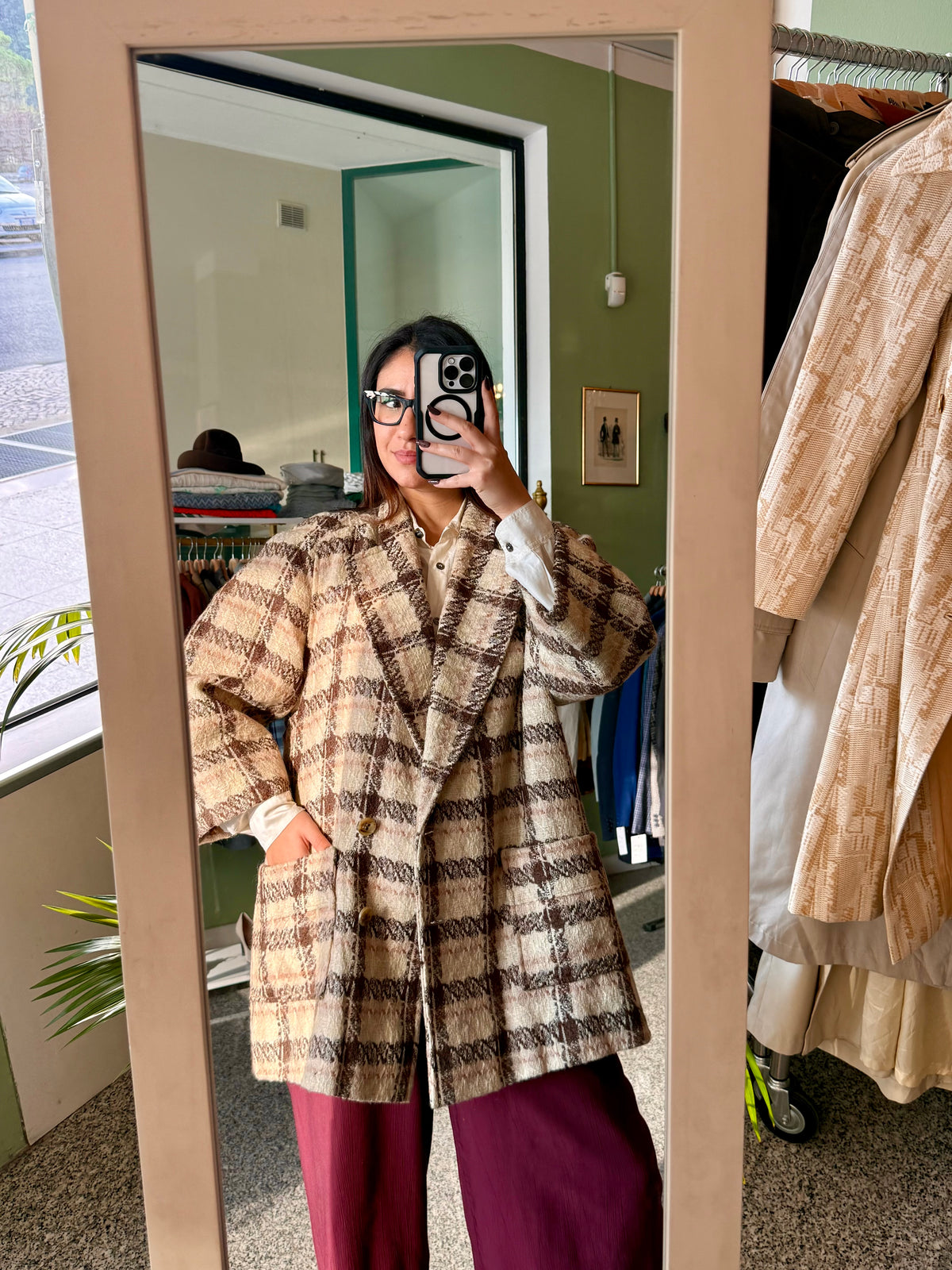 Cappotto sartoriale in tweed - TG. 44/46/48