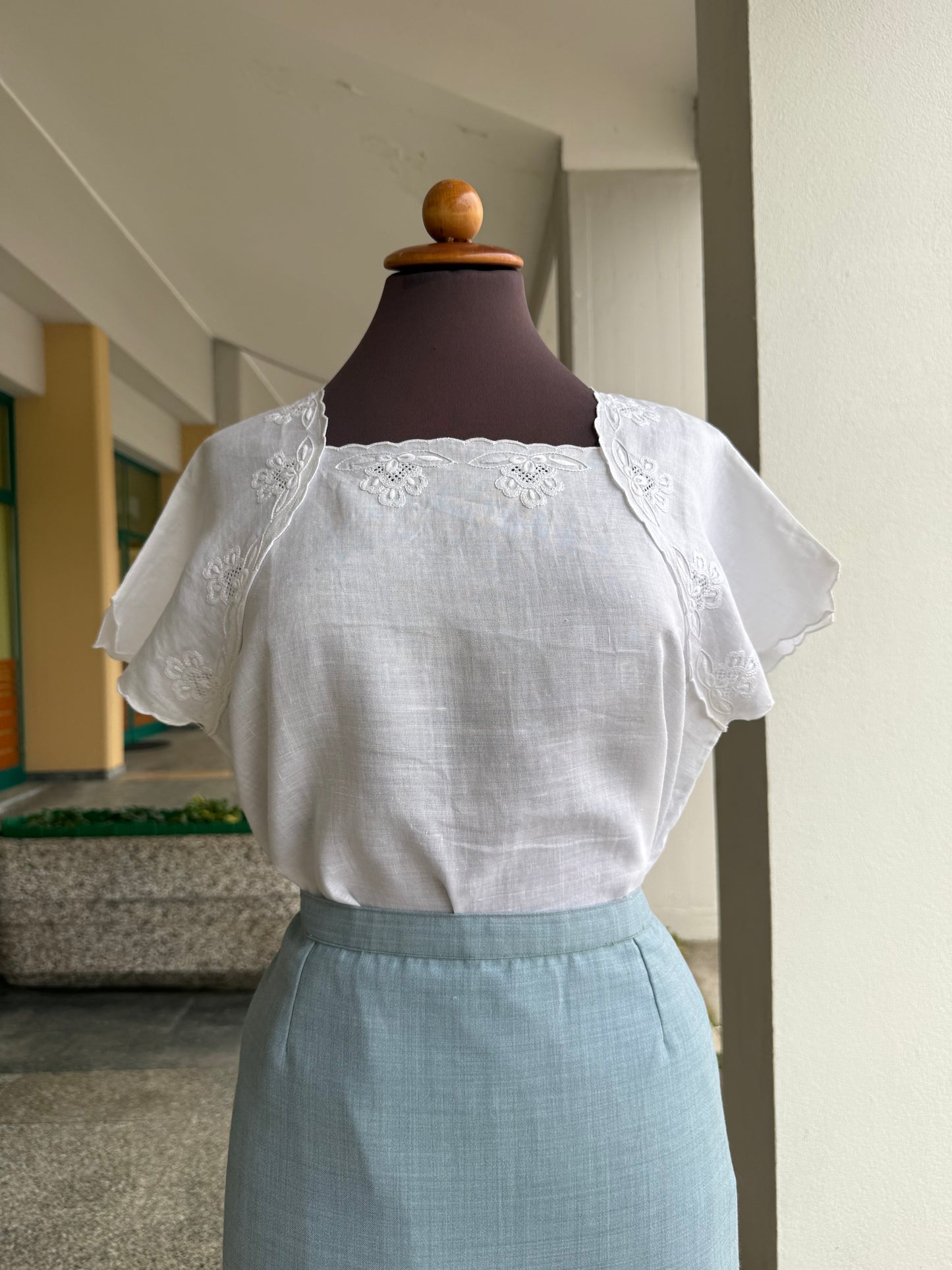 Camicia bianca in lino - TG. 46