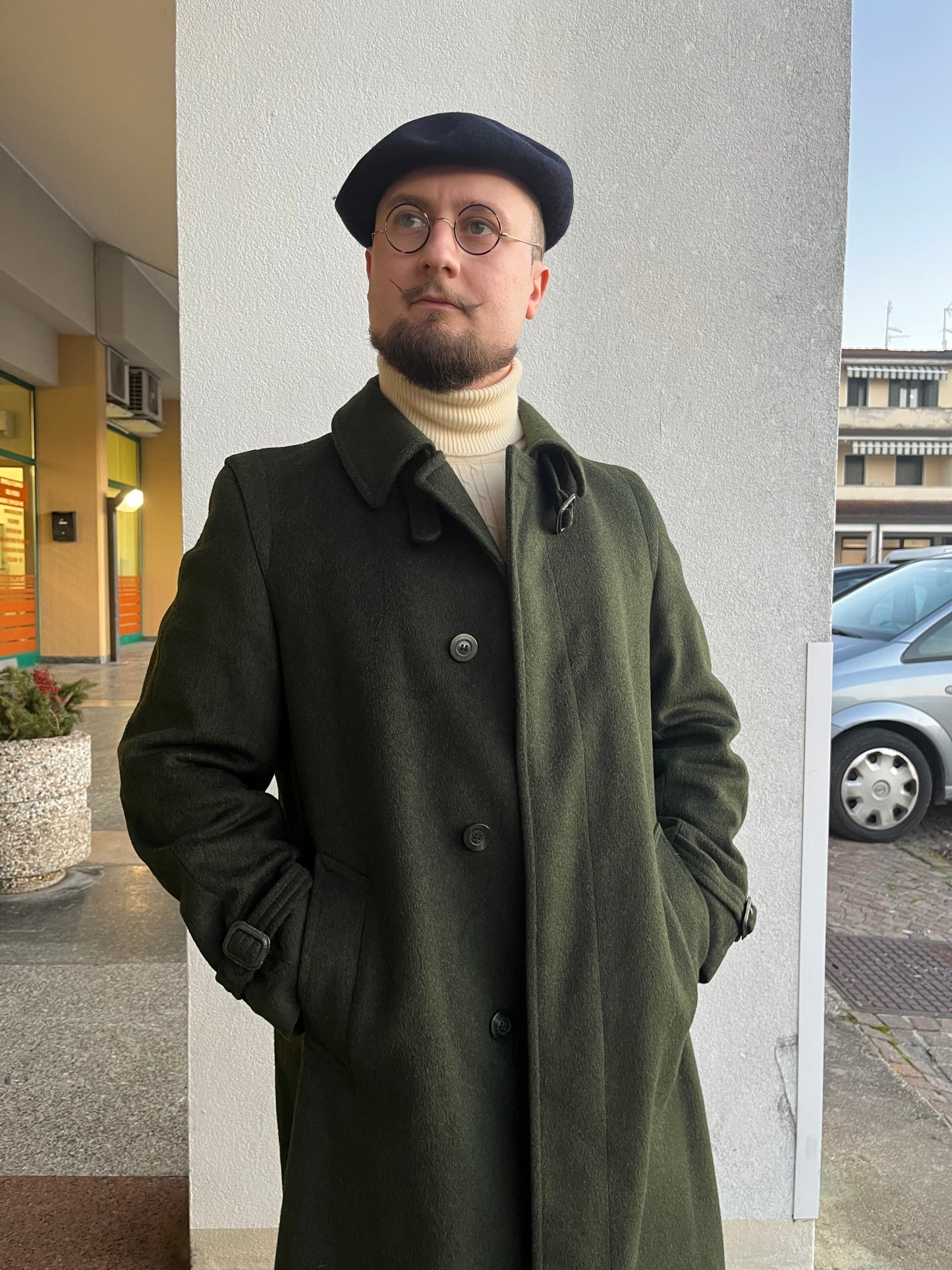 Cappotto Loden anni '70 tg. 46-48