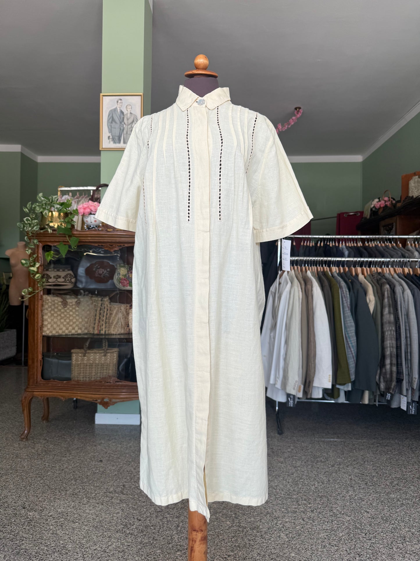 Abito lino cotone - TG. 50