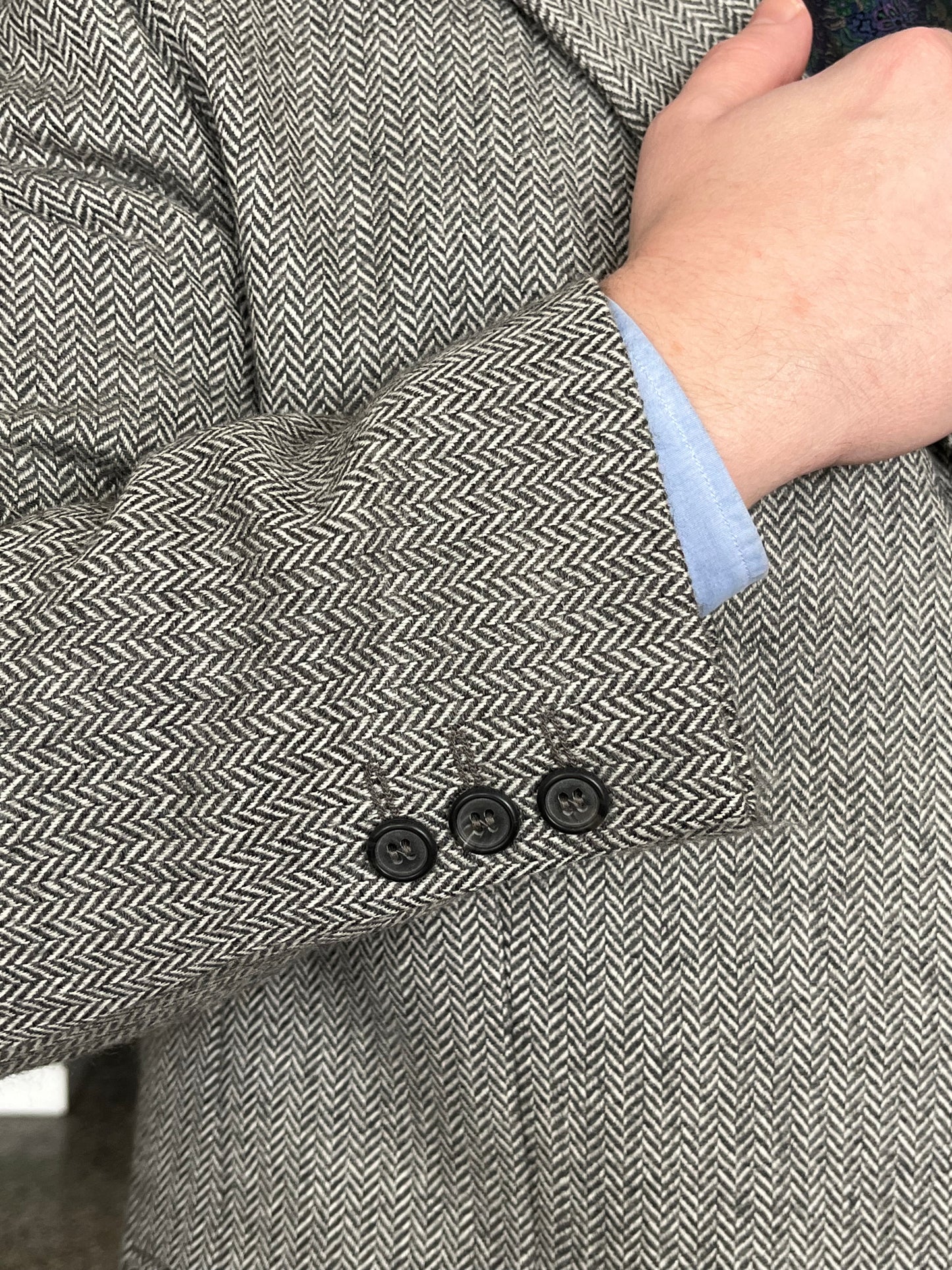 Giacca anni ‘80 tweed tg. 52-54