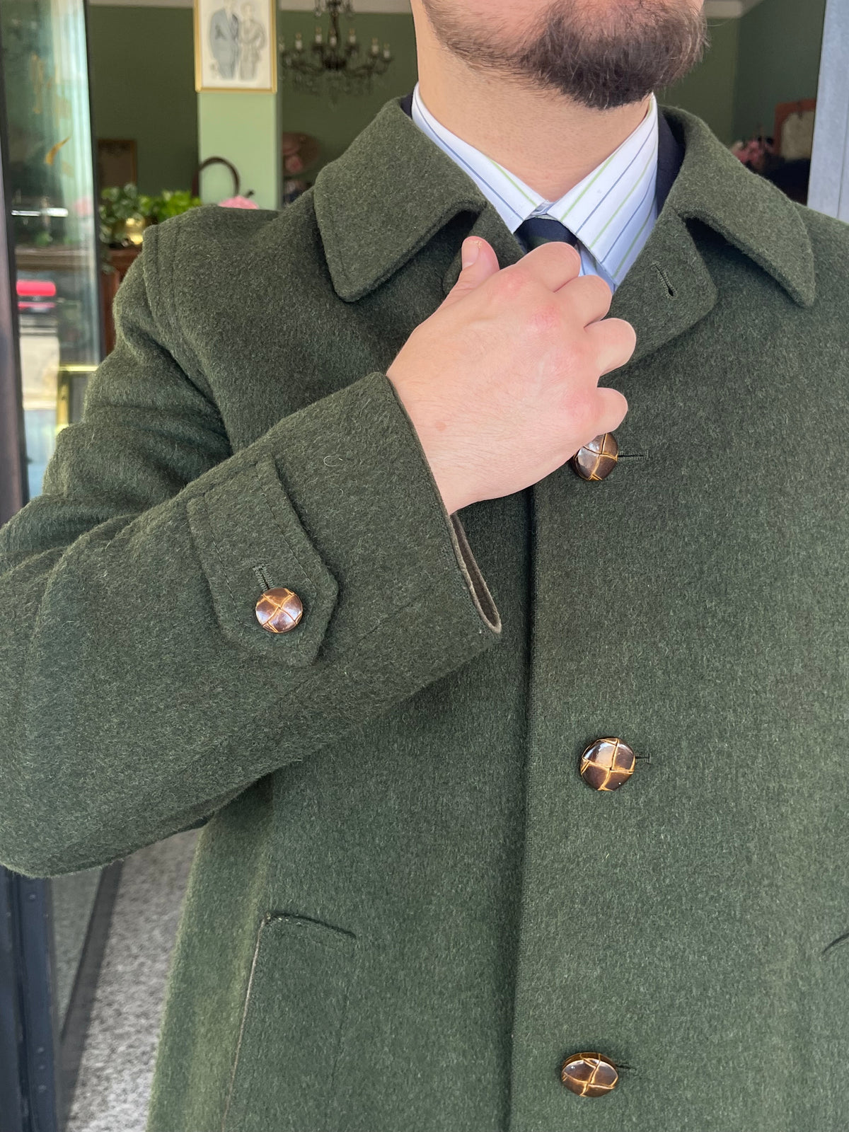 Cappotto Loden anni ‘70 tg. 50-52
