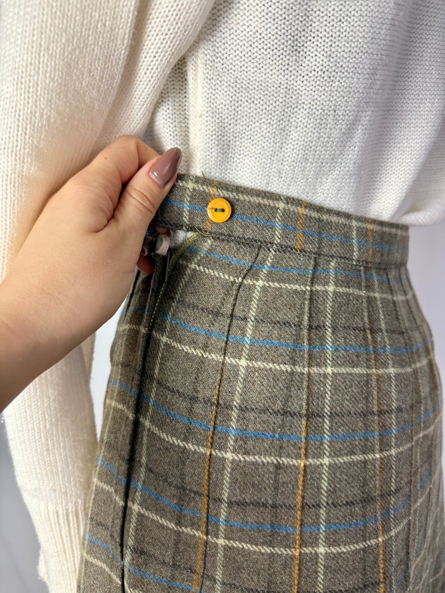 Gonna in lana fantasia scozzese - TG. 38