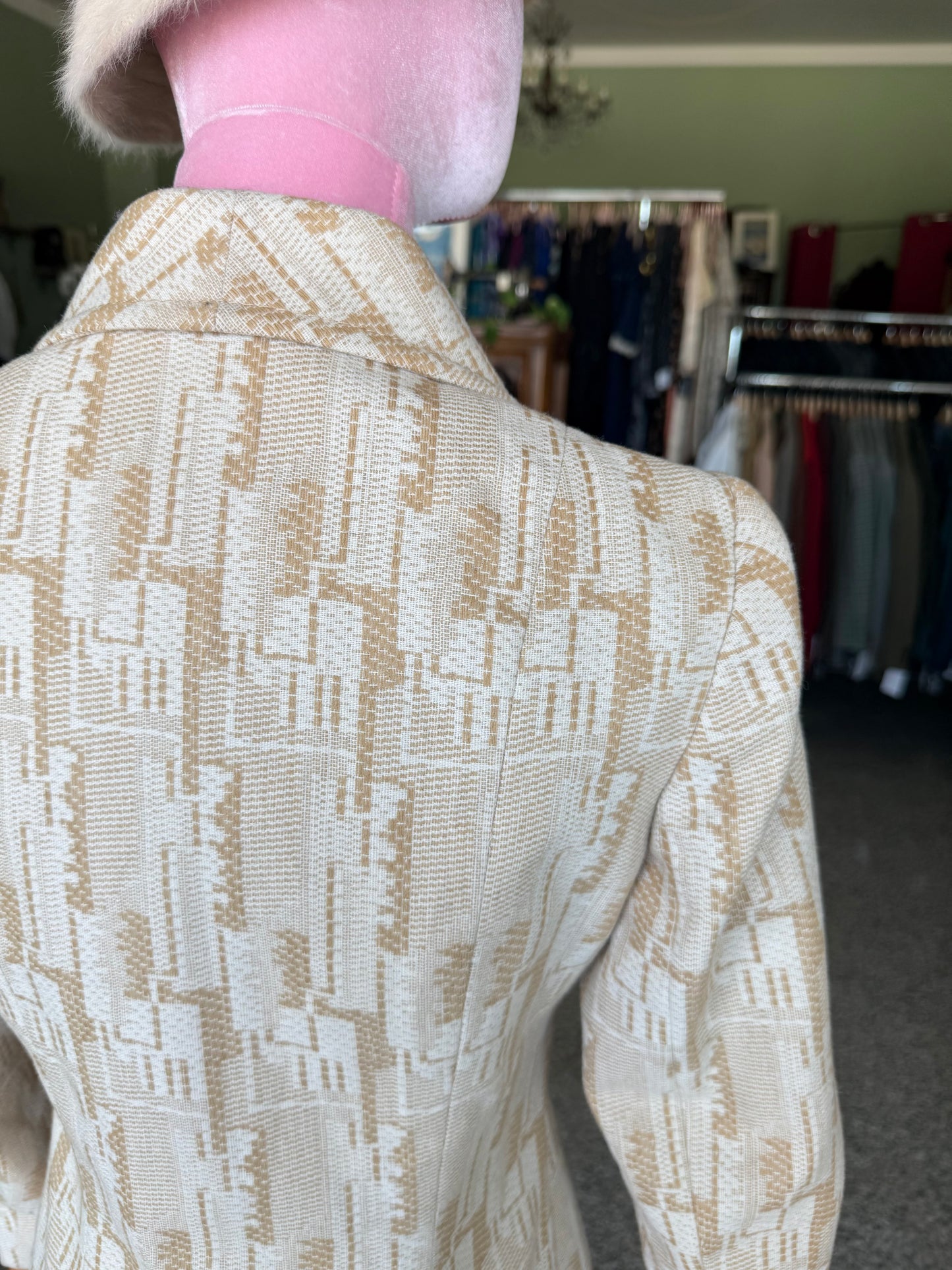 Cappottino anni ‘70 optical bon ton - TG. 38/40