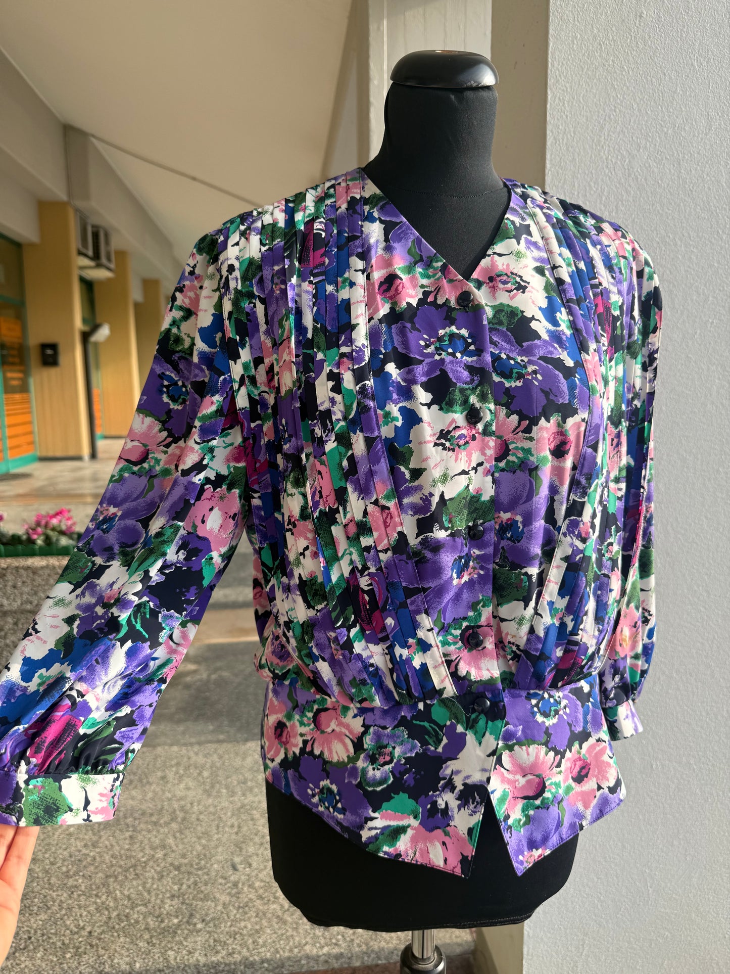 Camicia con stampa floreale - TG. 44 circa