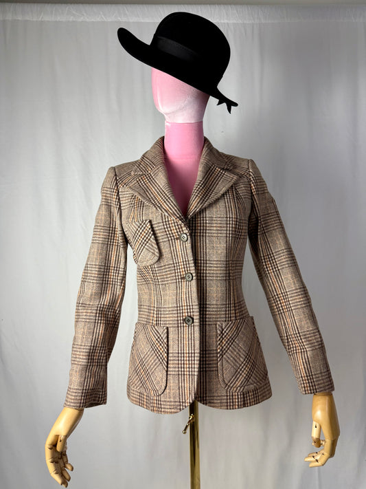 Giacca anni ‘70 Principe di Galles - TG. 38