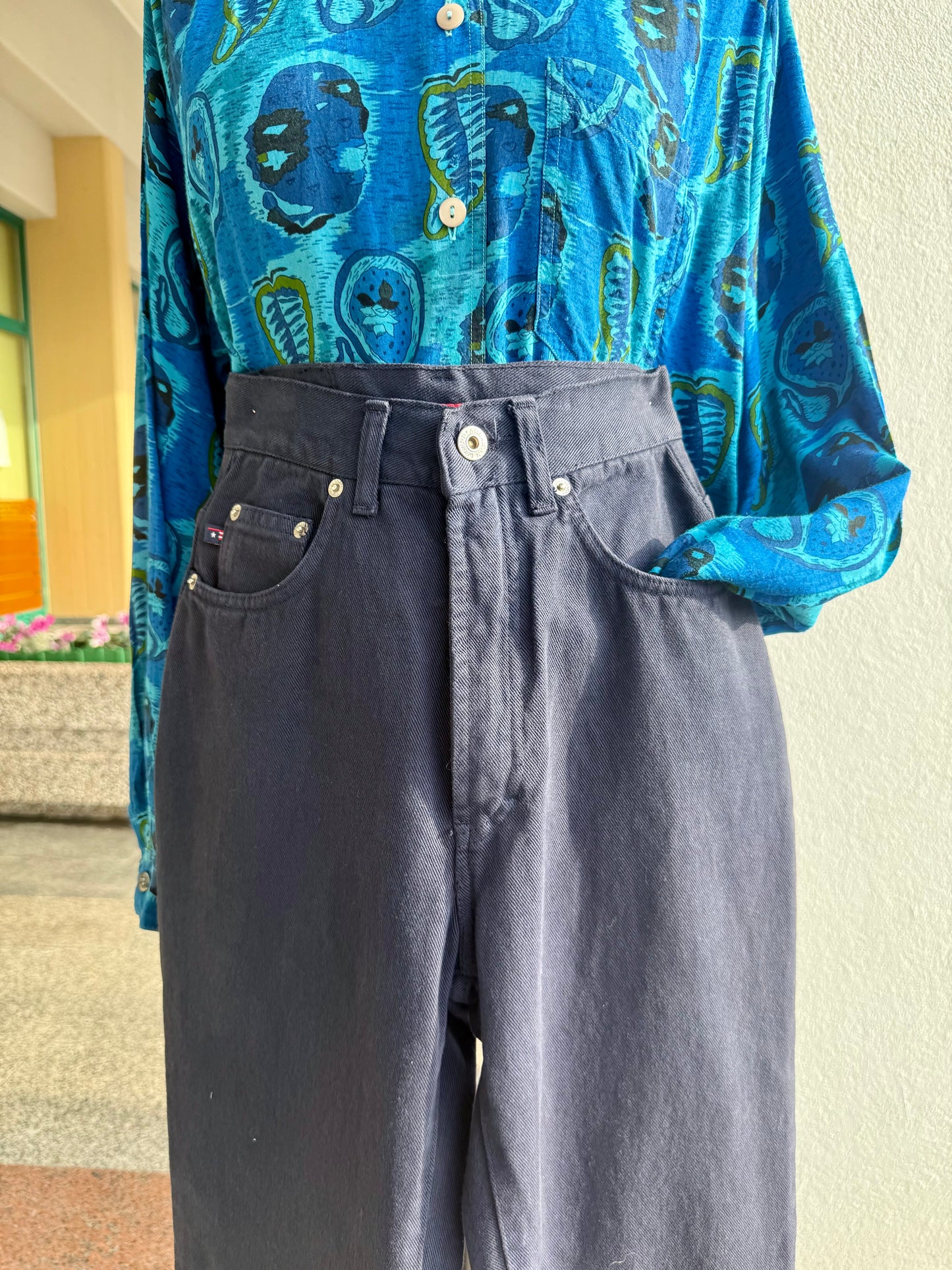 Jeans anni ‘80 blu navy - TG. 36/38