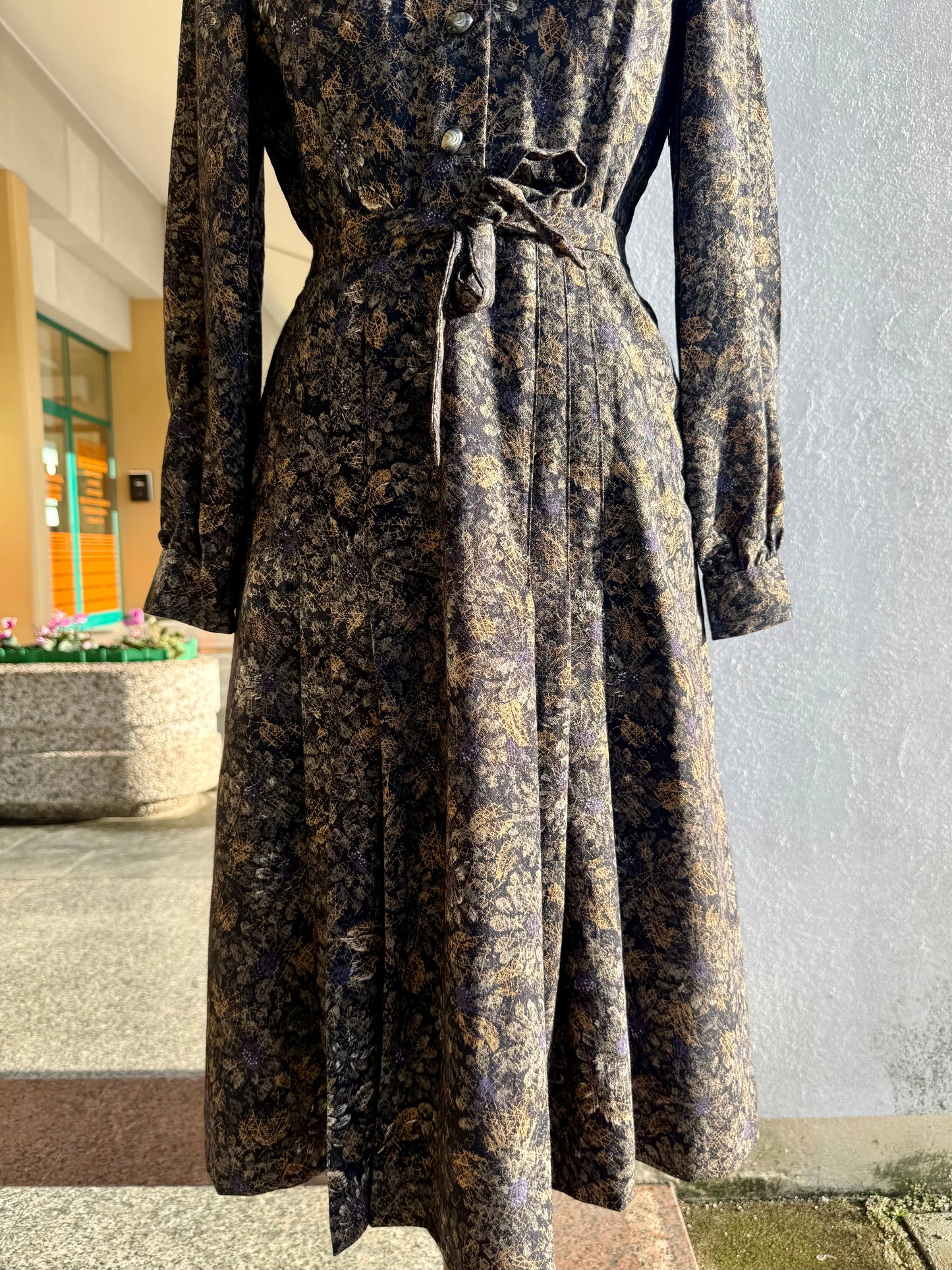 Abito elegante in crepe di lana - TG. 40/42