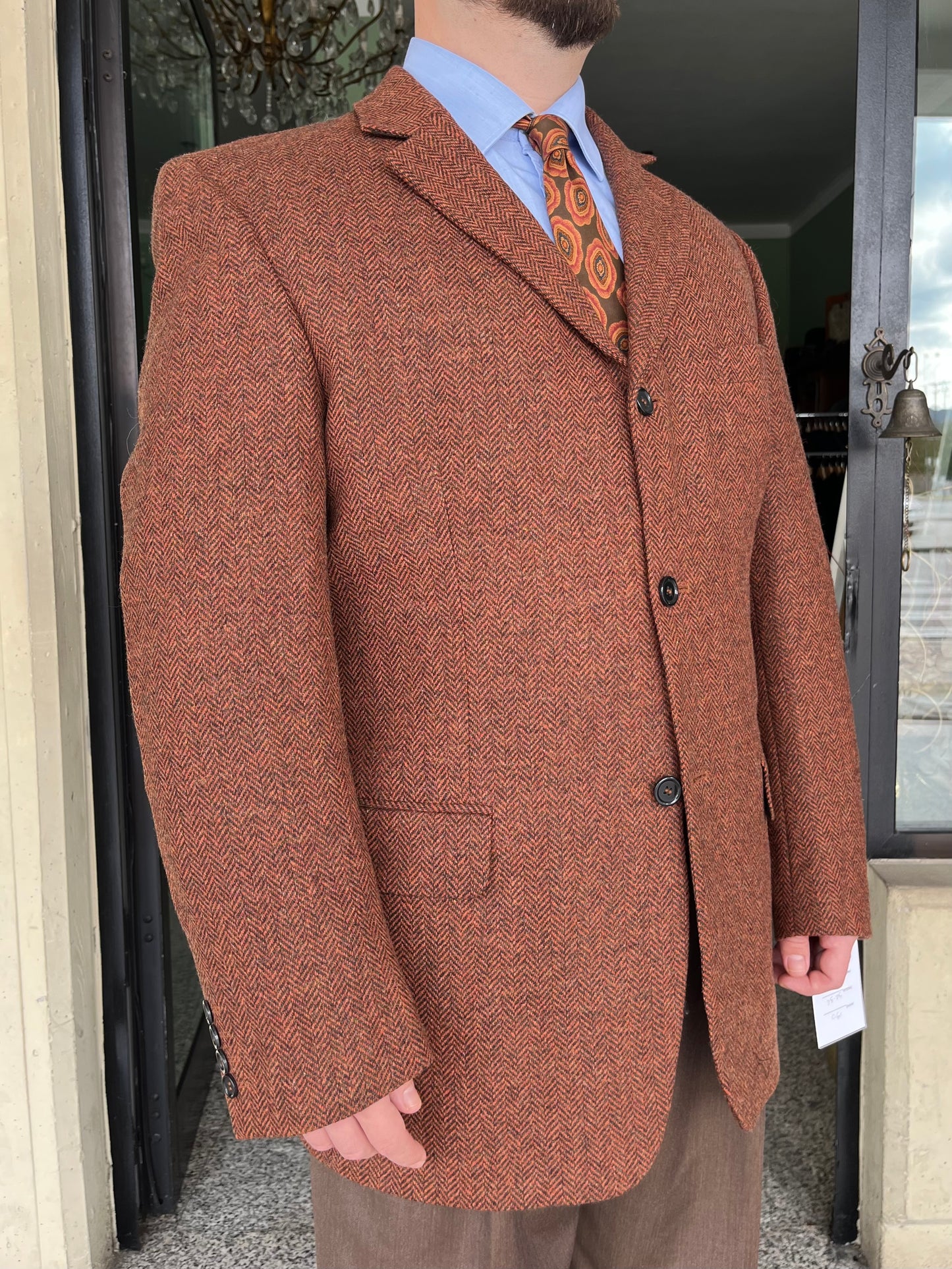 Giacca anni ‘80 tweed tg. 56