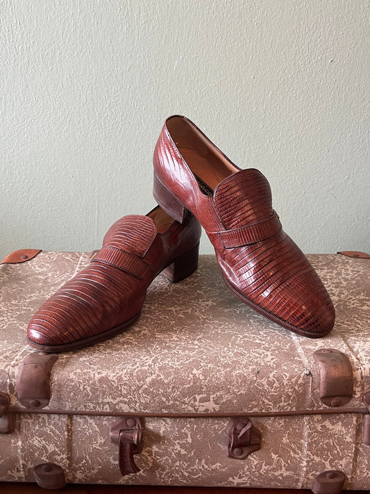 Scarpe mocassino pelle marrone tg. 41-42