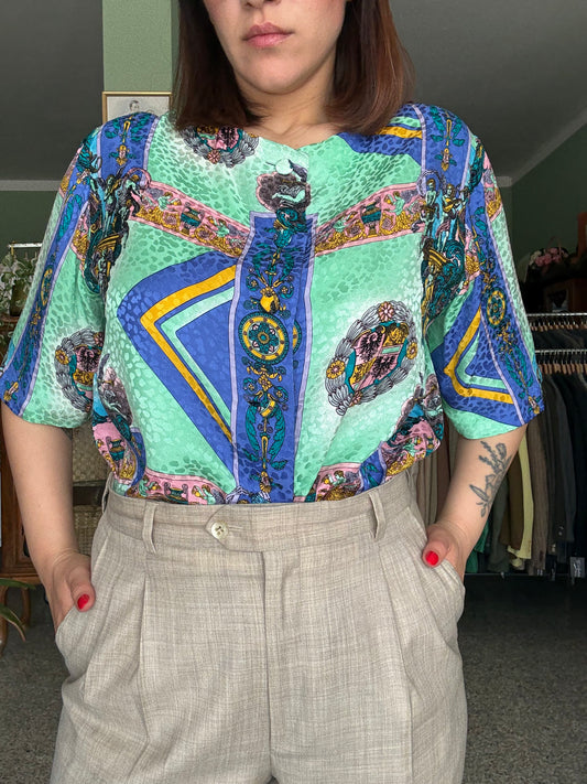 Camicia barocca anni ‘80 - TG. 46 circa
