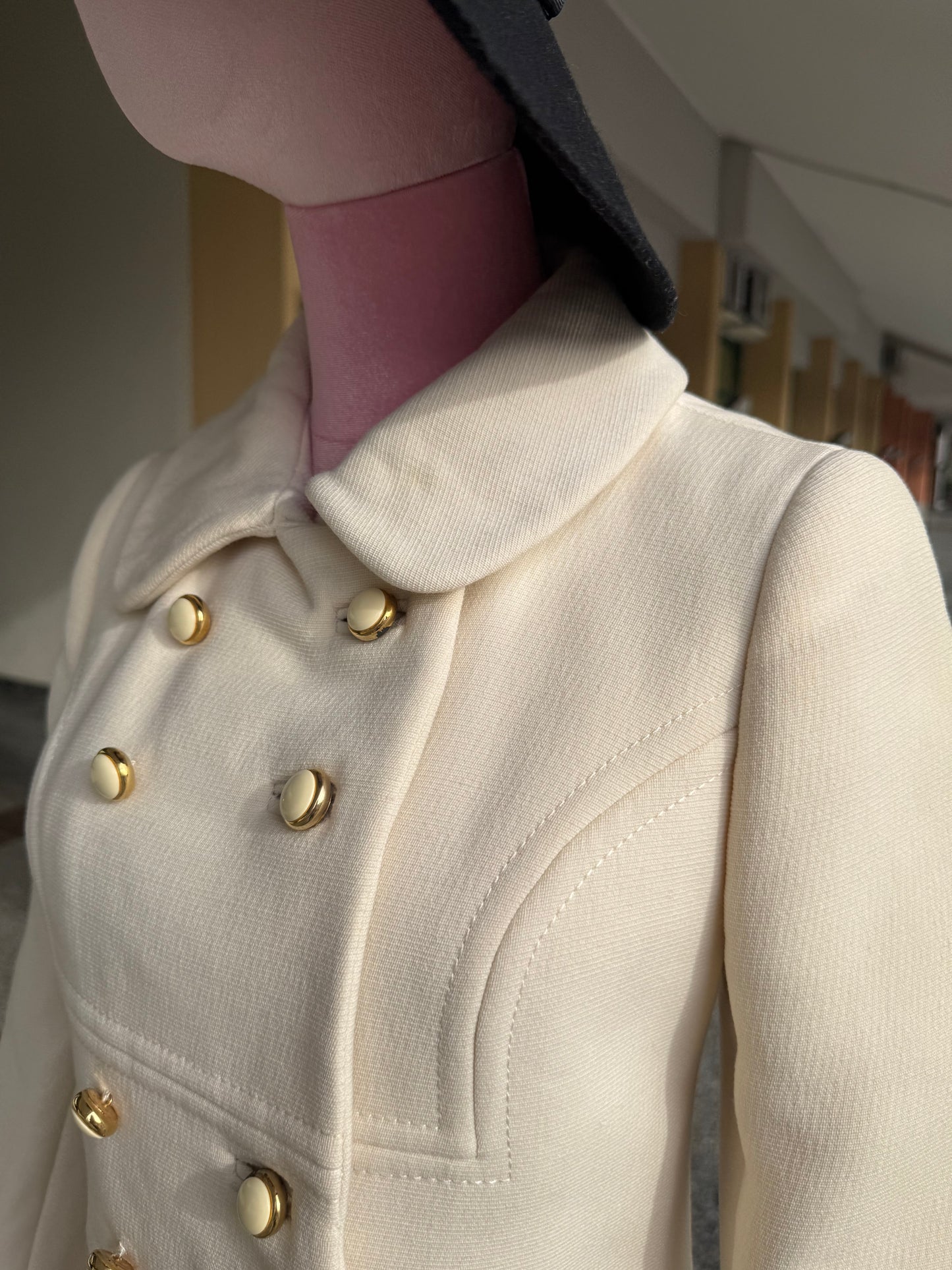 Cappotto anni ‘60 panna - TG. 36/38