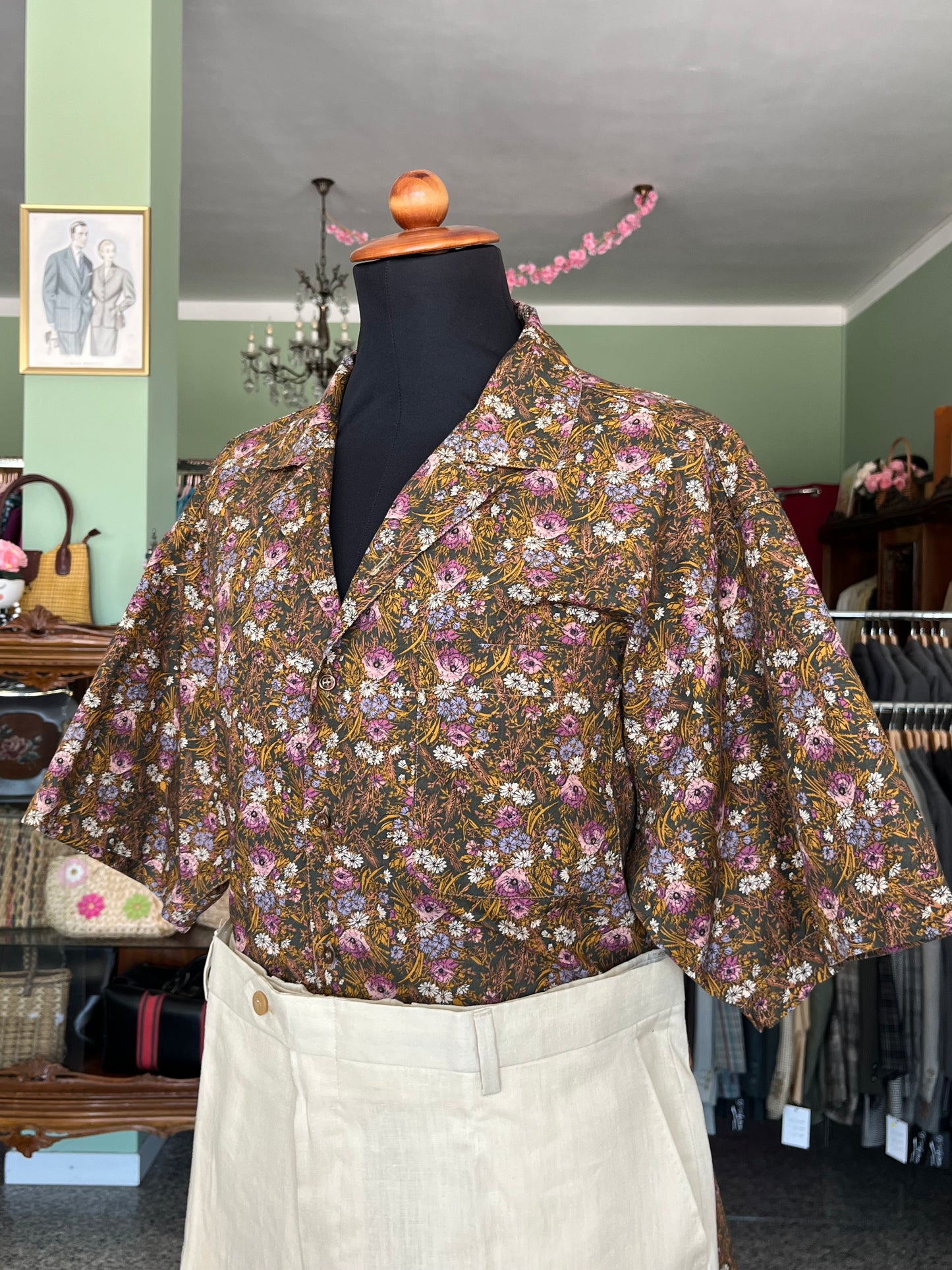 Camicia a maniche corte tg. L-XL