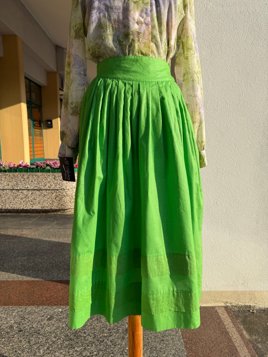 Gonna a ruota verde prato - TG. 36/38