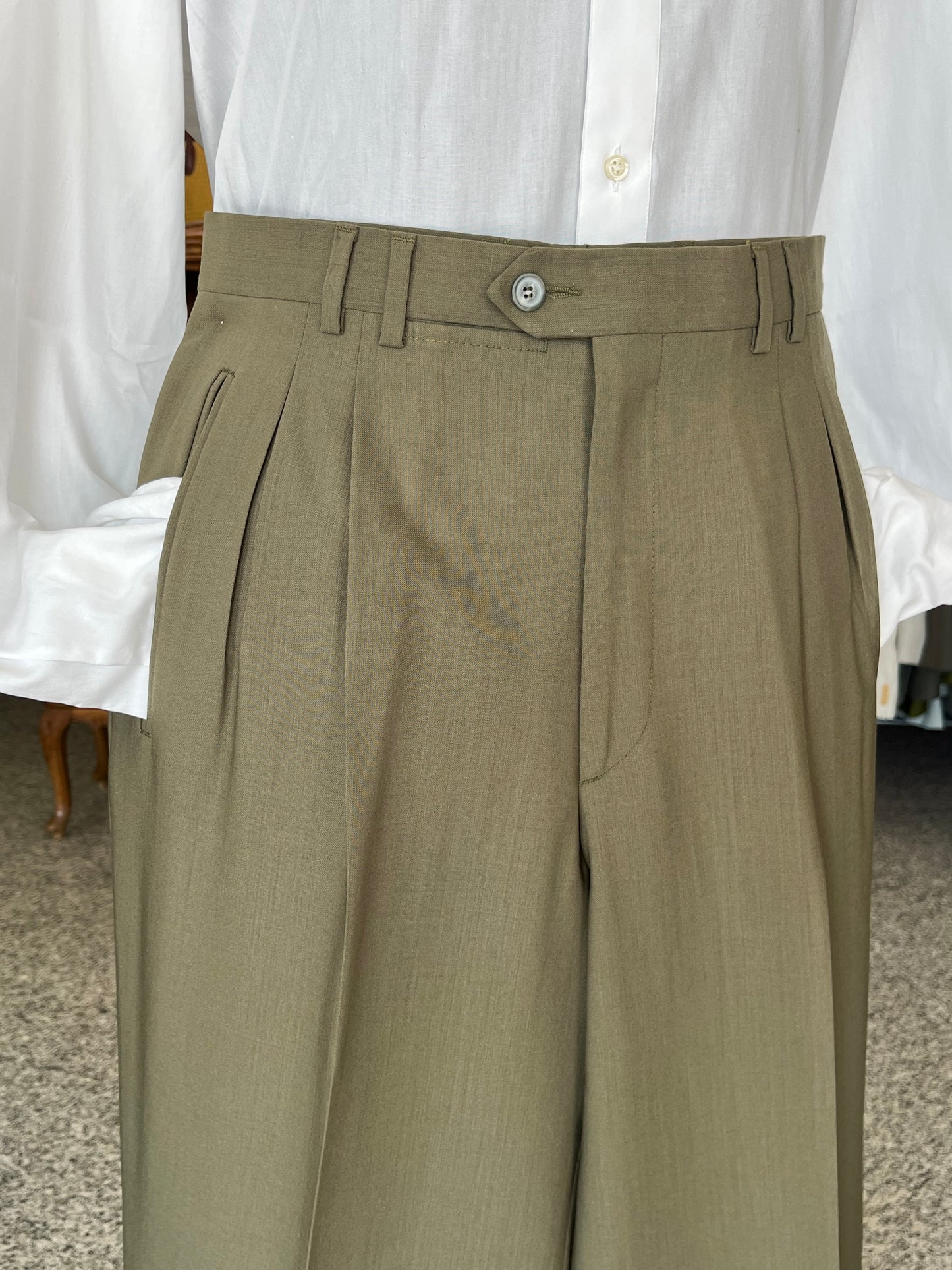 Calzoni anni ‘80 NOS verde oliva