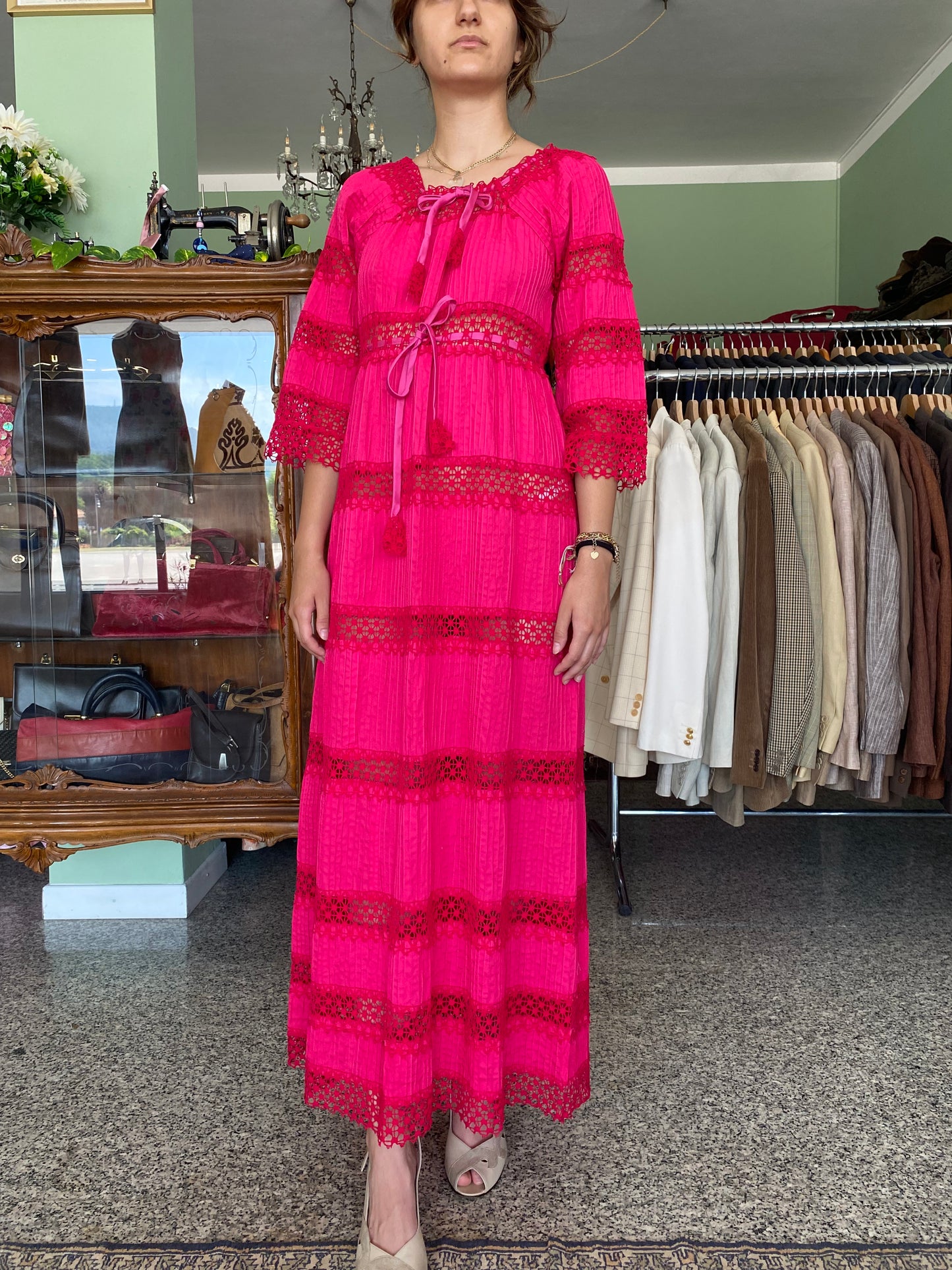 Maxi dress in cotone - TG. 40/42