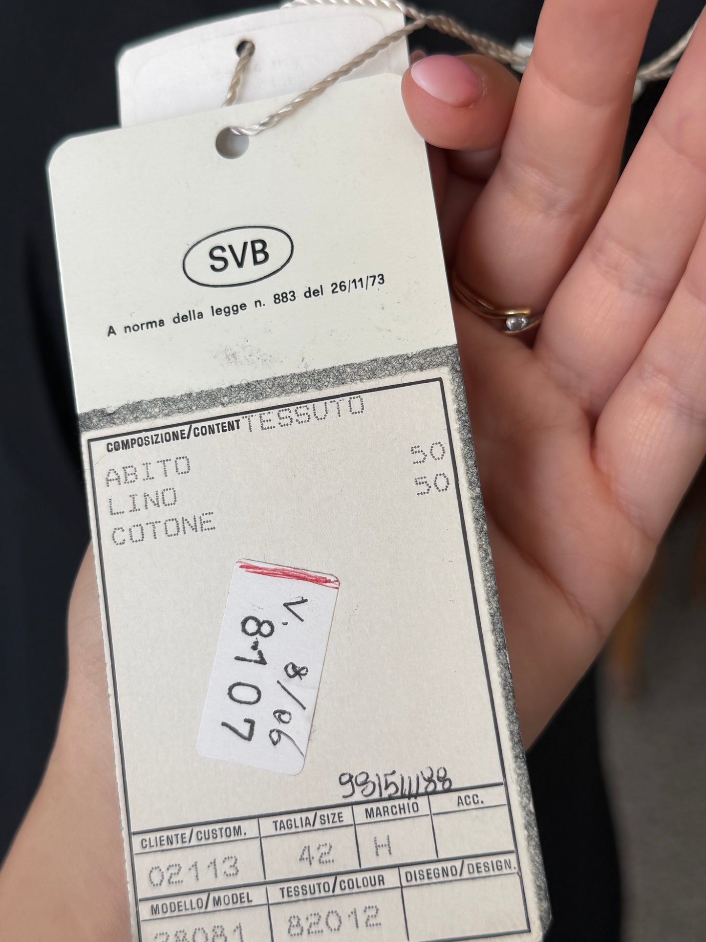 Abito lino e cotone - TG. 40/42
