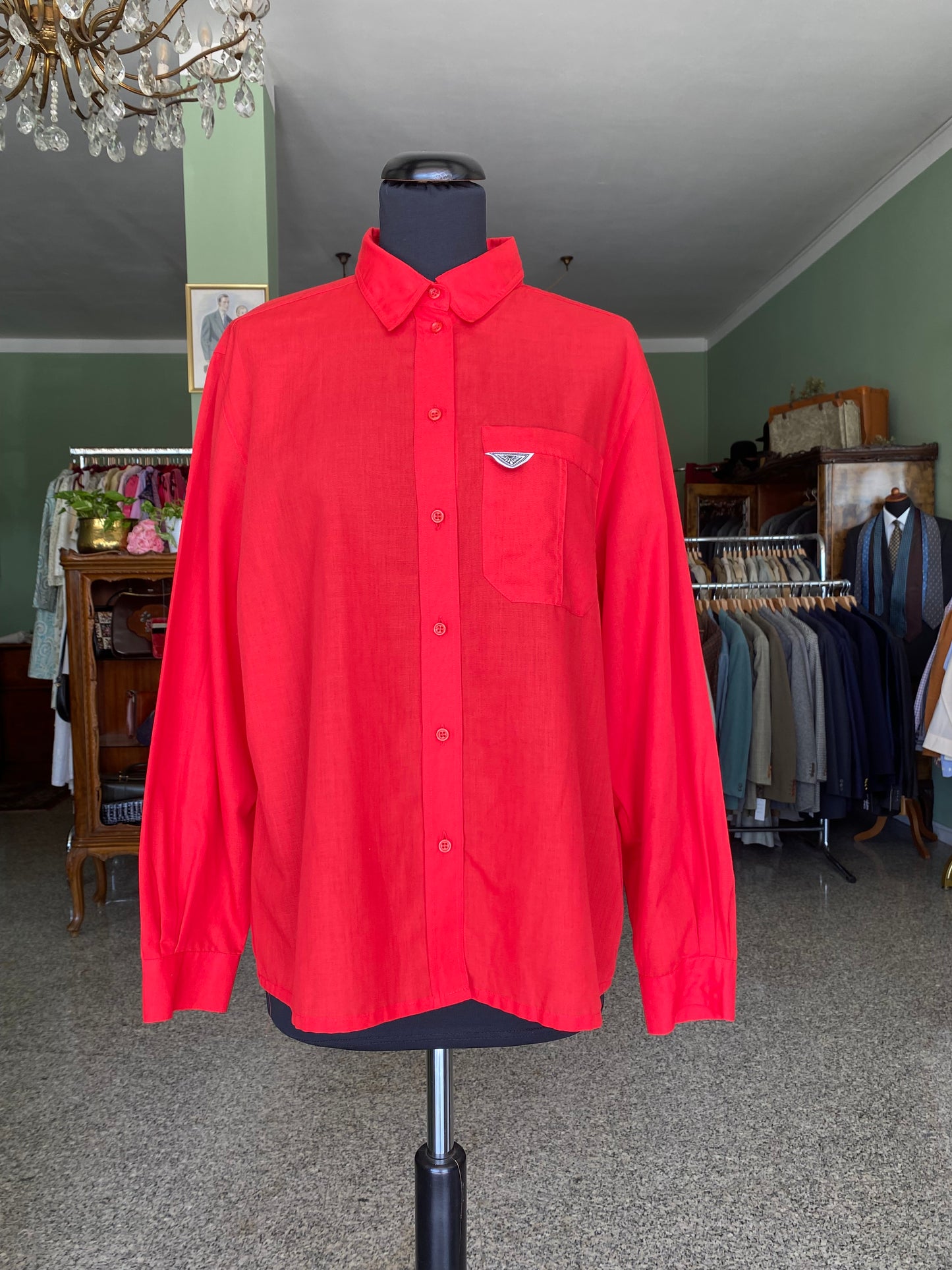 Camicia anni ‘80 rossa - TG. 44