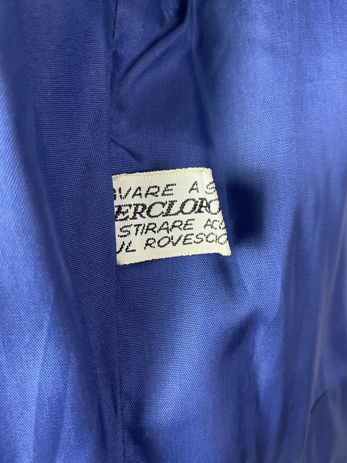 Cappotto anni ‘70 blu navy - TG. 42 circa