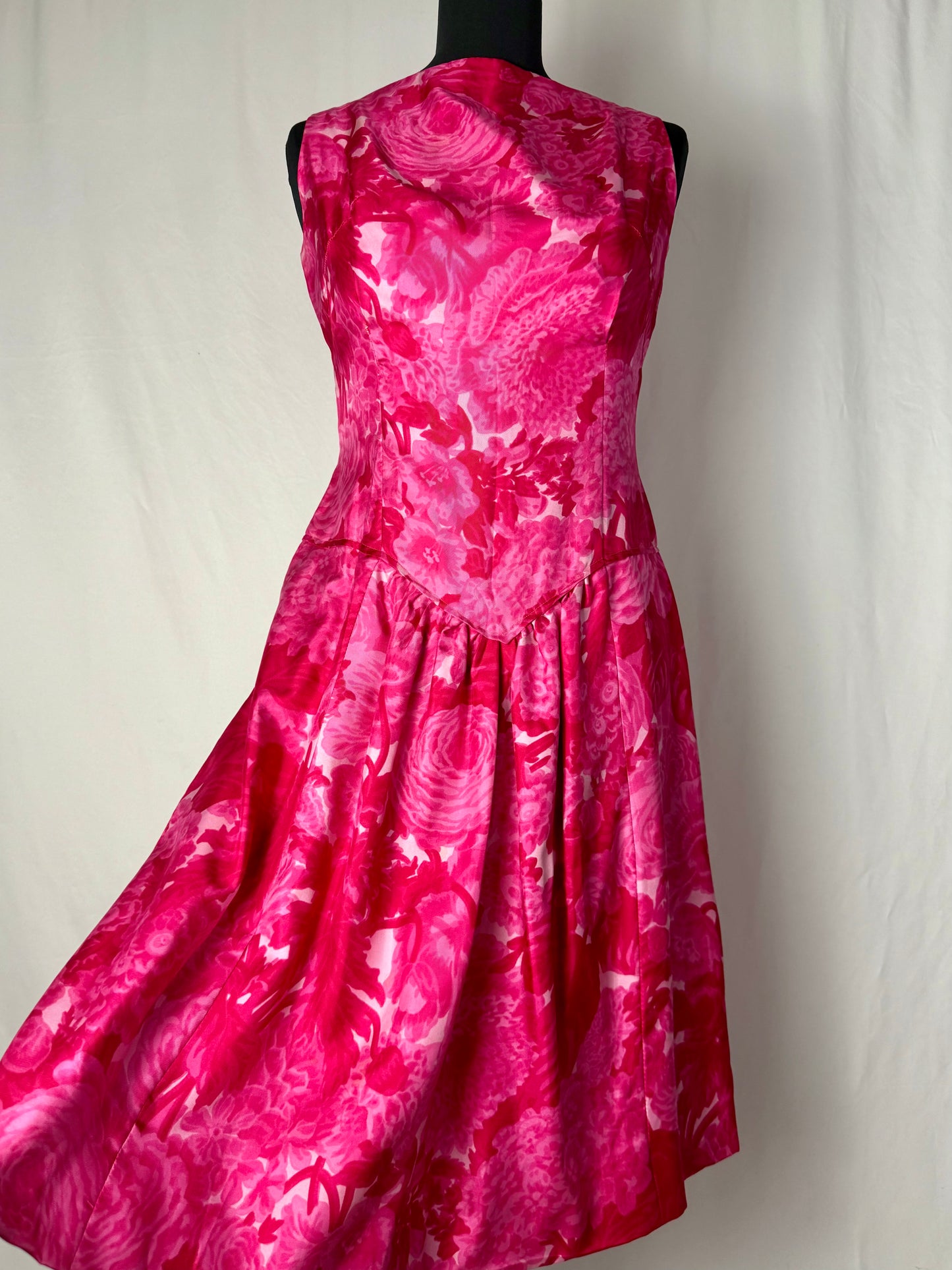 Abito “Fucsia Damascato” – Fine Anni ’50 - TG. 40/42