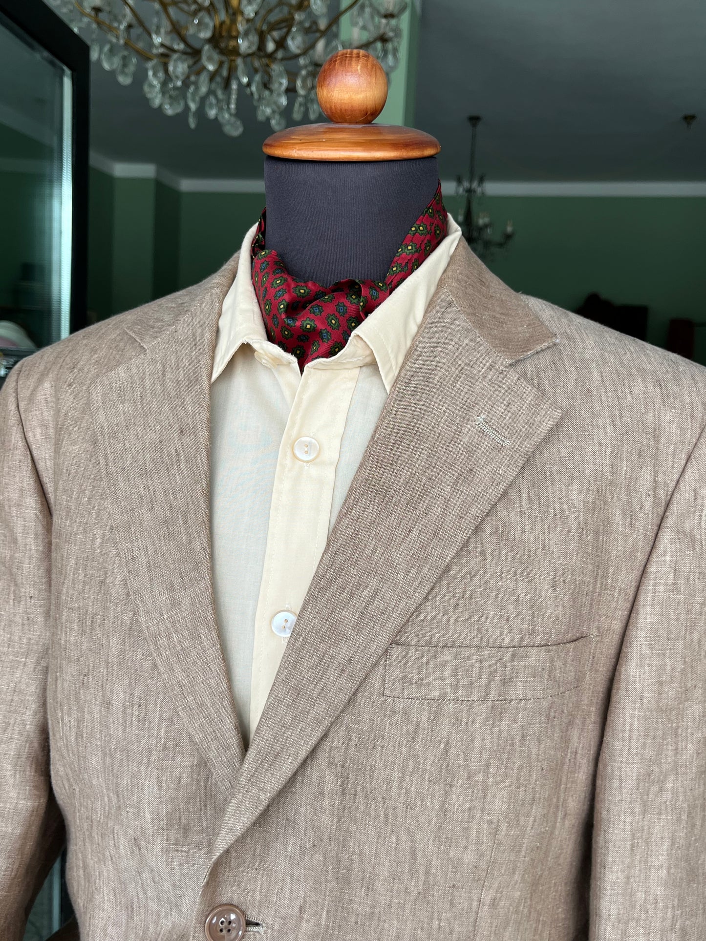 Giacca anni ‘90 lino beige tg. 50