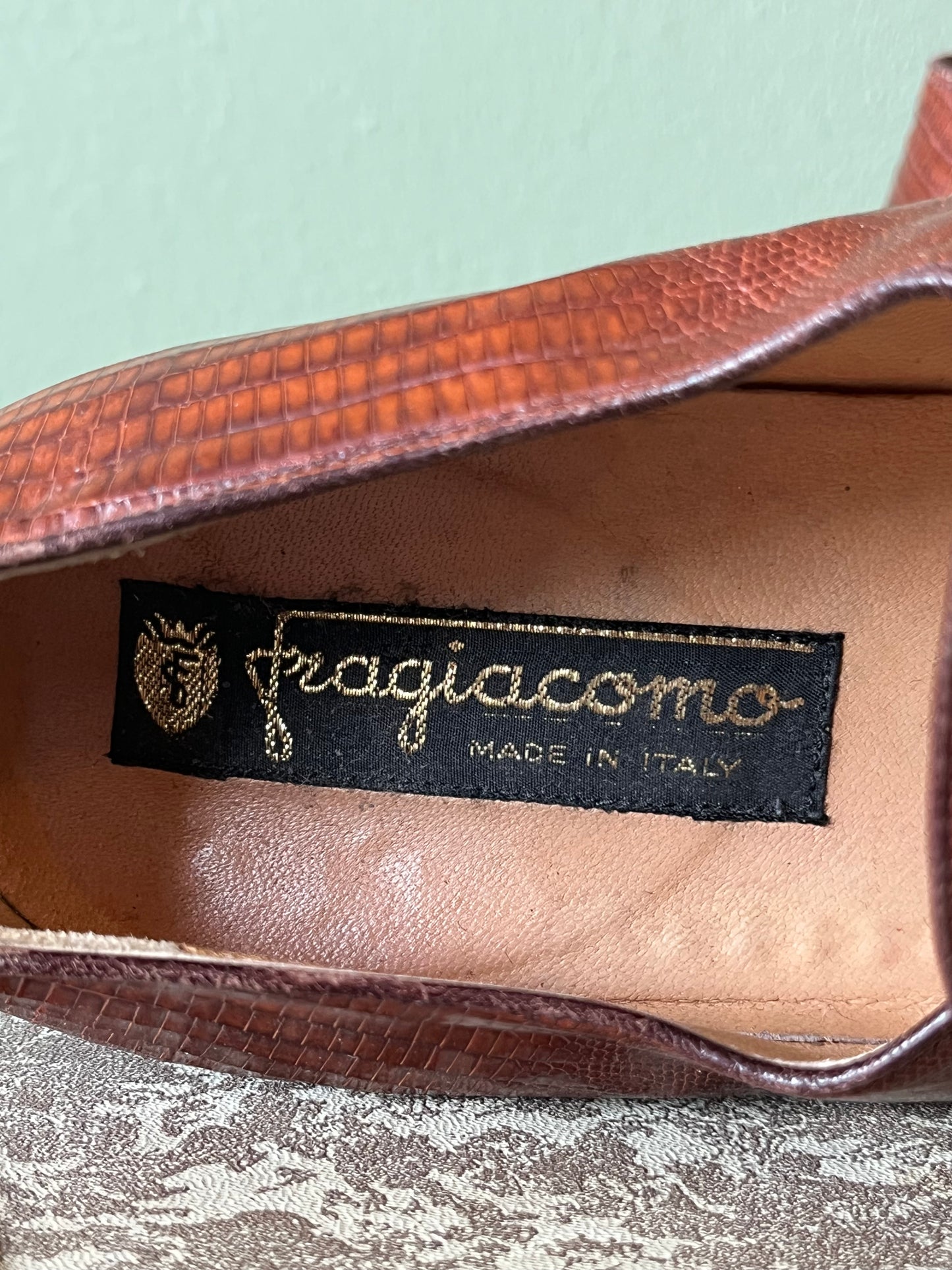 Scarpe mocassino pelle marrone tg. 41-42