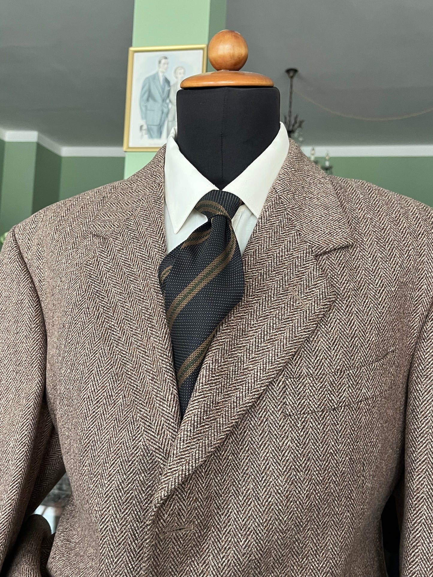 Completo anni '90 tweed NOS tg. 54 drop 4