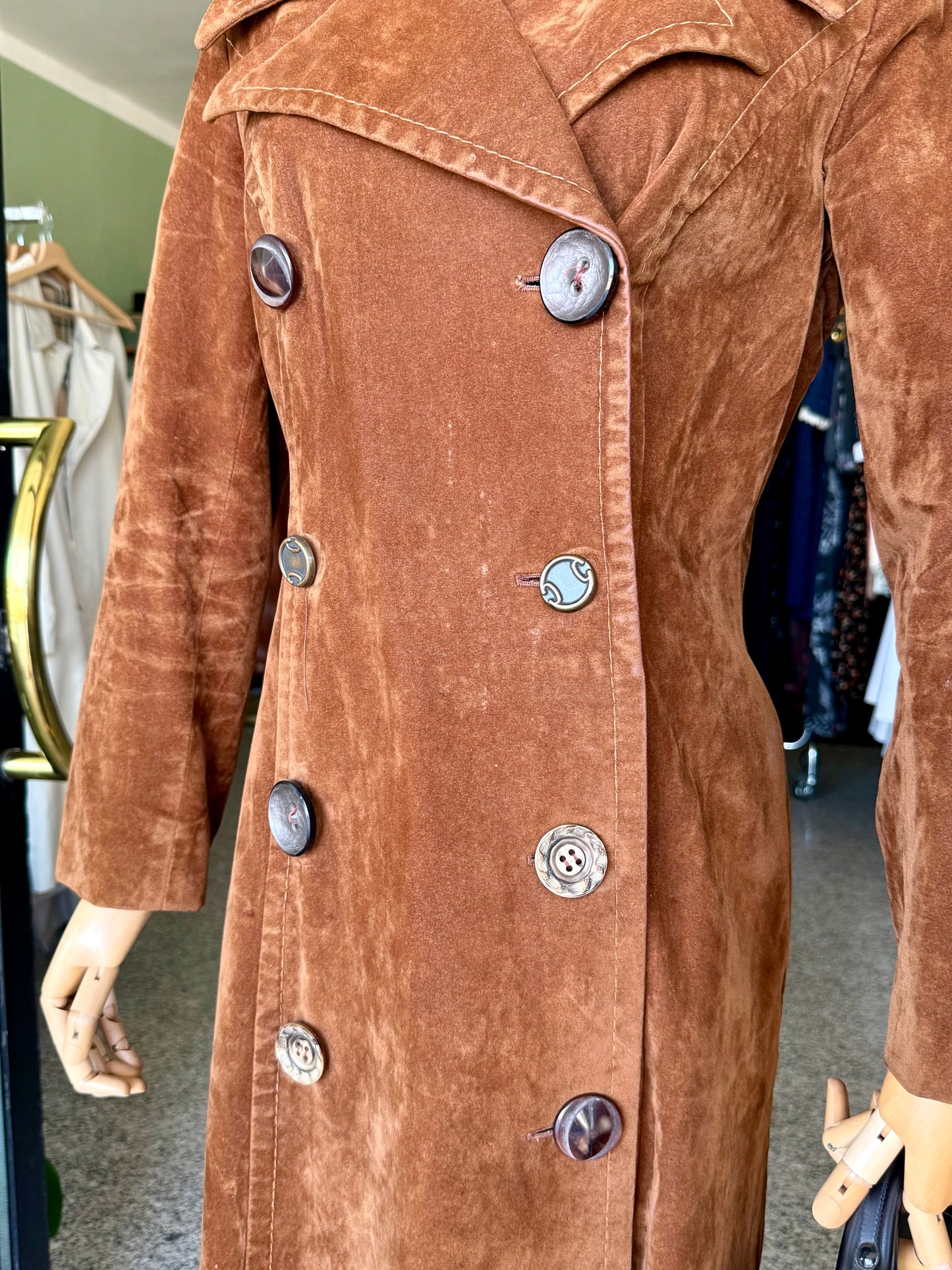 Cappotto in camoscio anni ‘70 - TG. 40