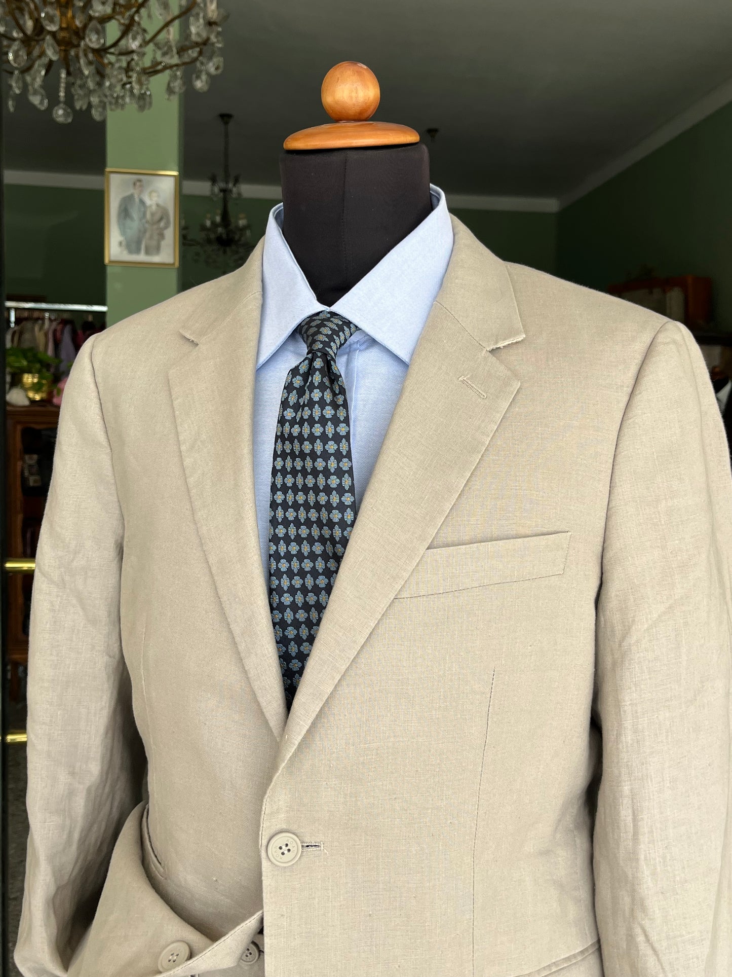 Completo in lino tg. 48